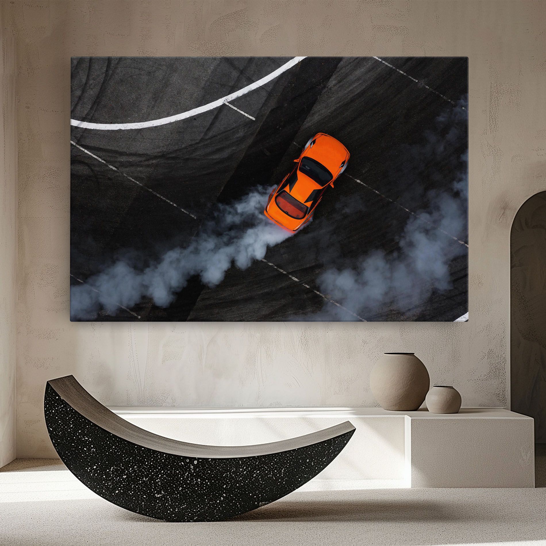 Orange Proche Drifting mockup 8