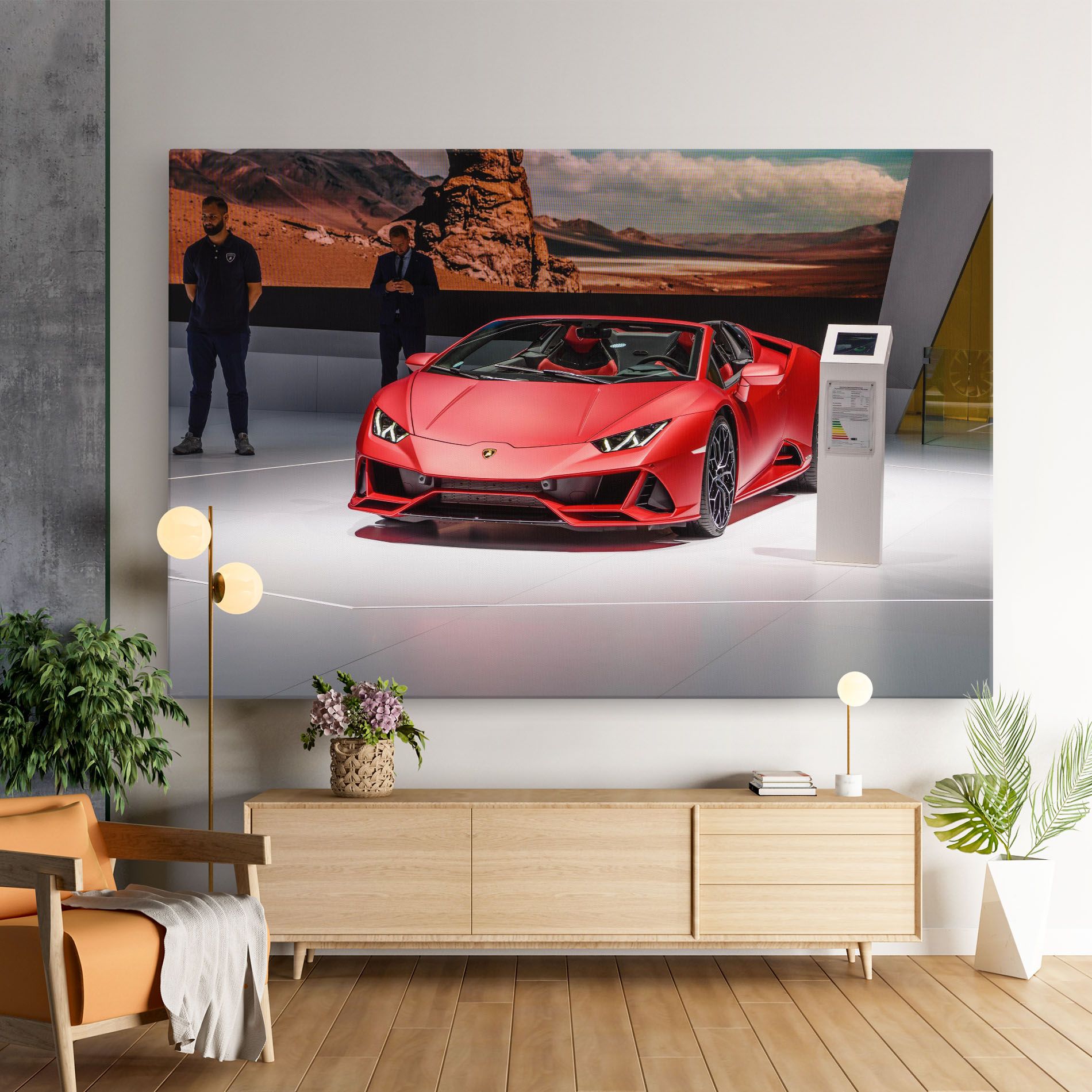 Red Lambo Front mockup 9