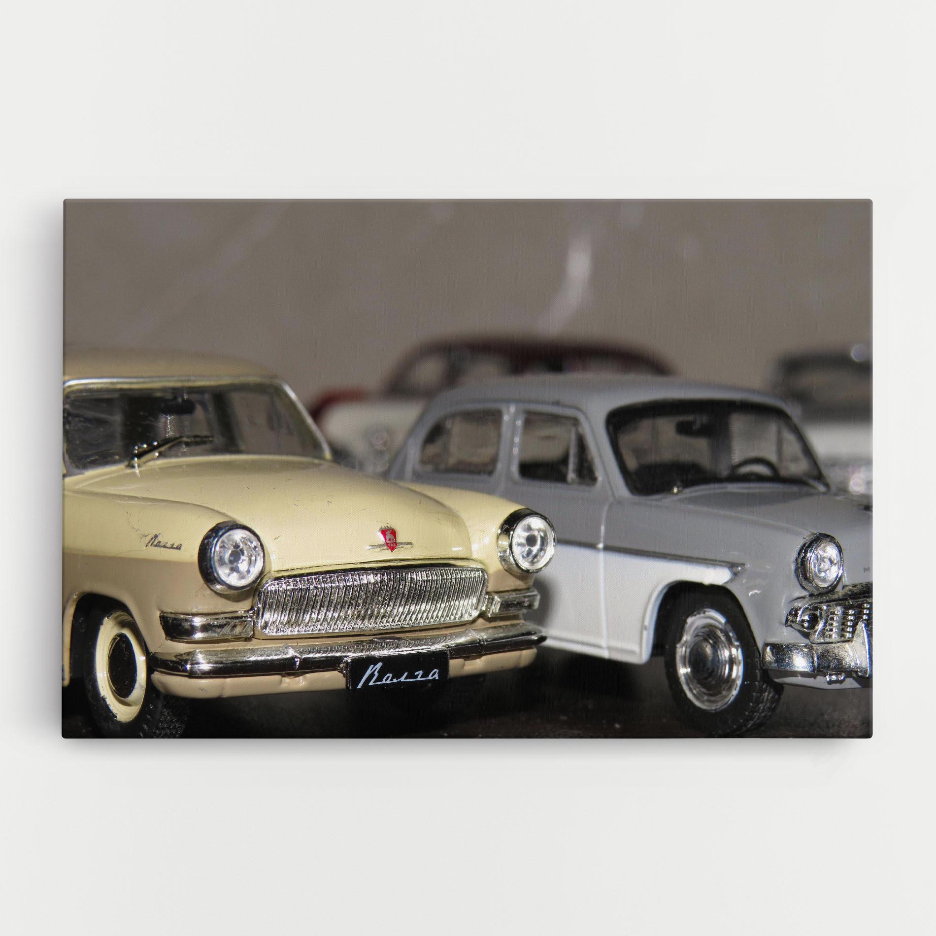 Leinwandbild Cream Grey Car mockup 0