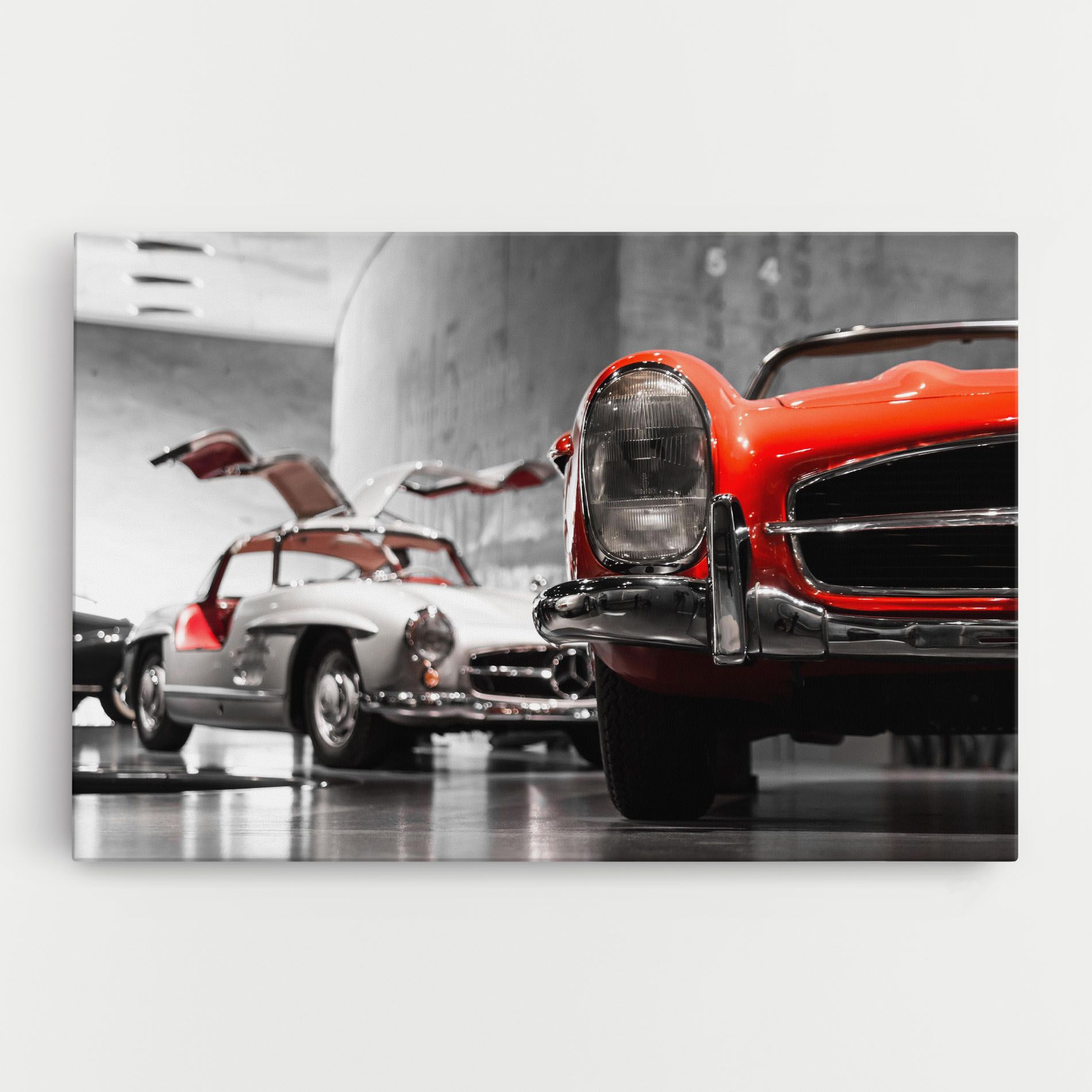 Vintage Red White mockup 0