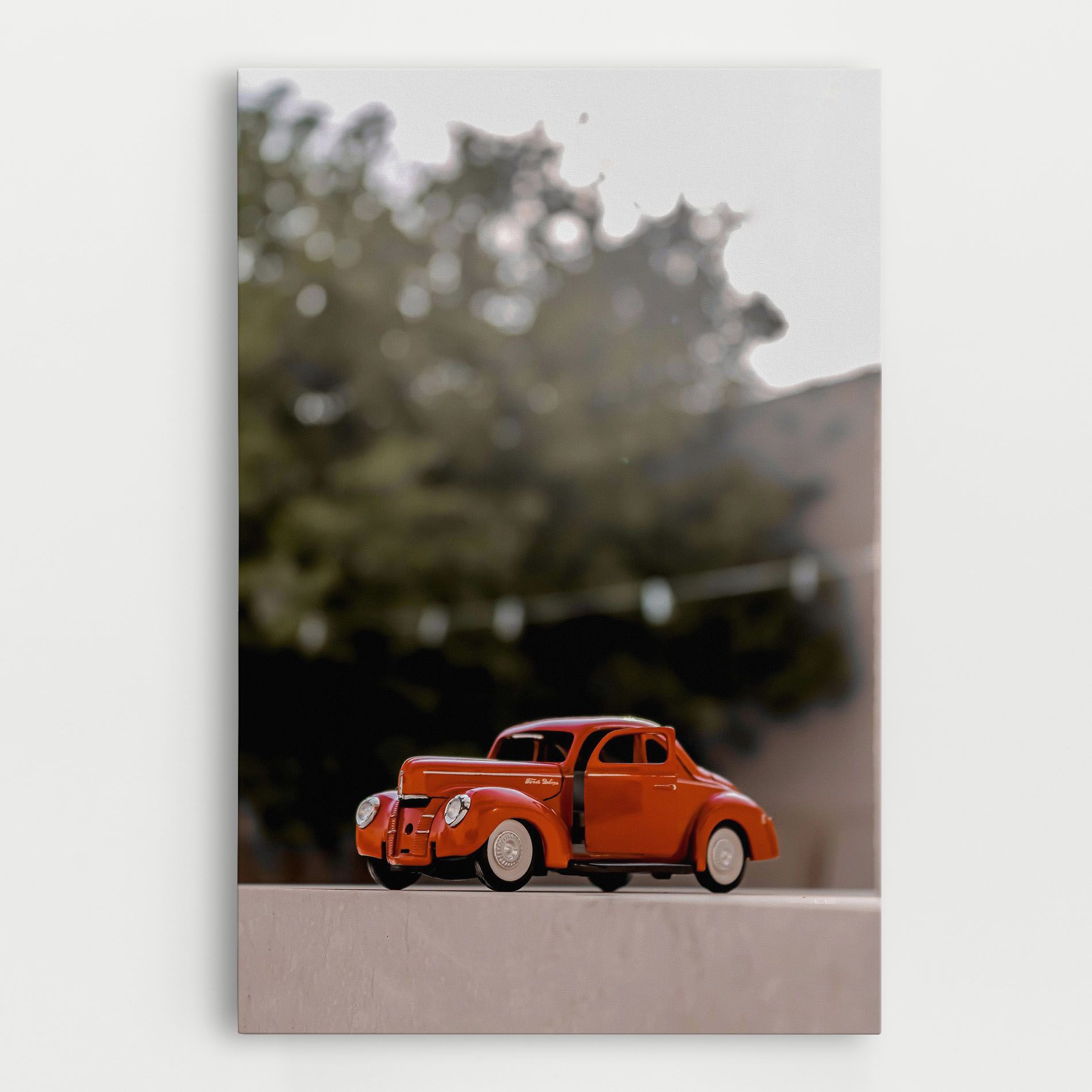 Orange Toy Car mockup 0