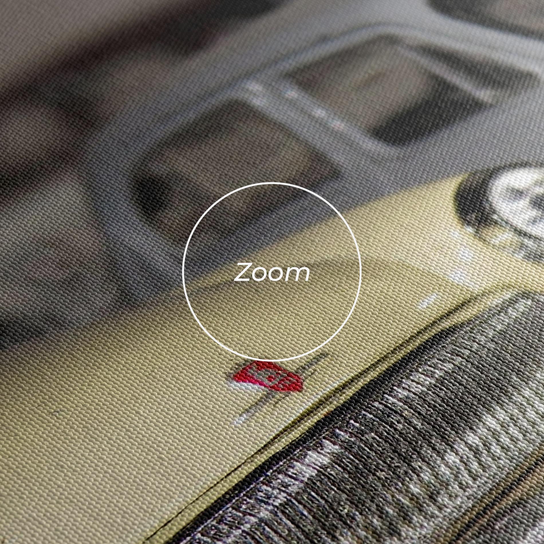 Leinwandbild Cream Grey Car mockup 3