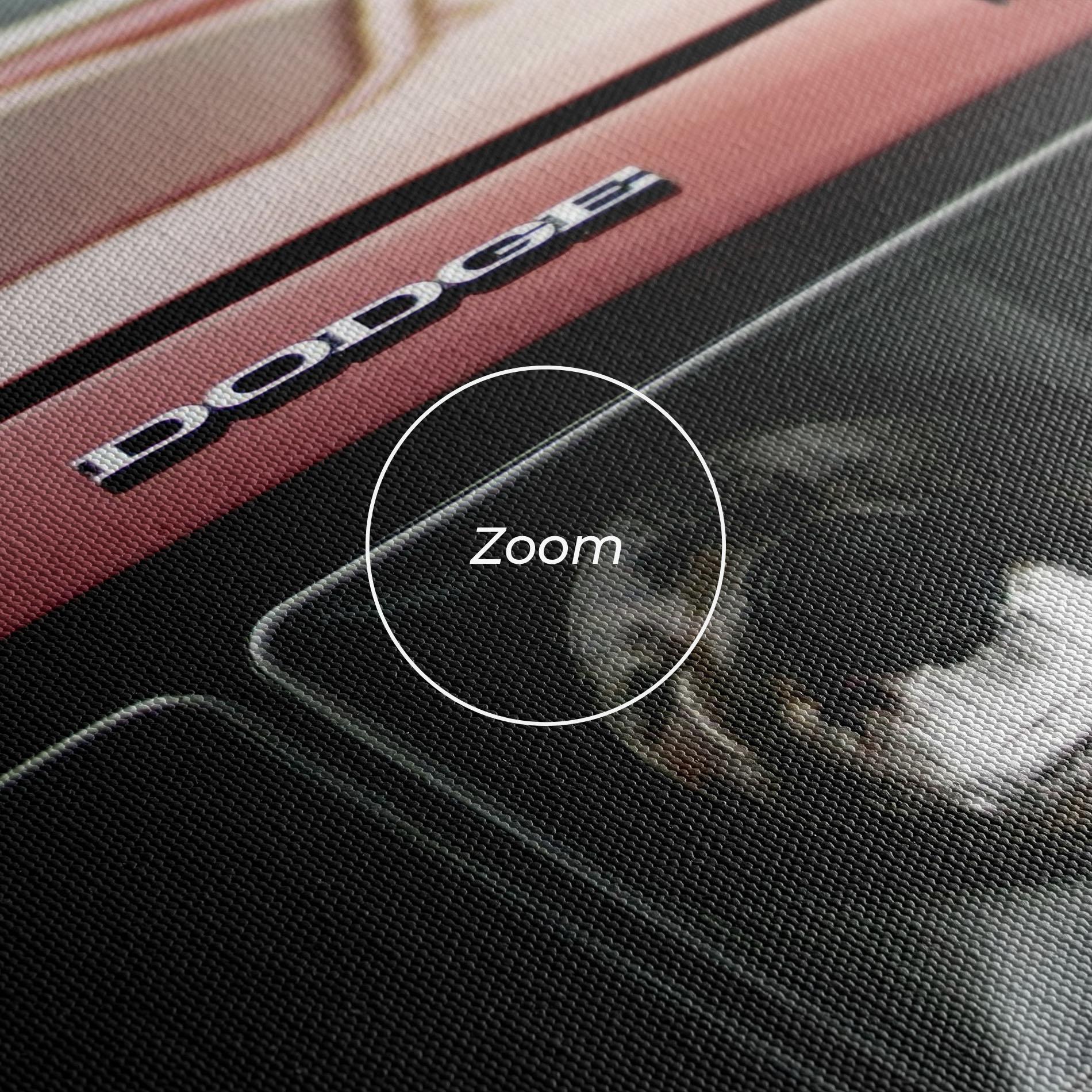 Leinwandbild Dark Vintage Red mockup 3