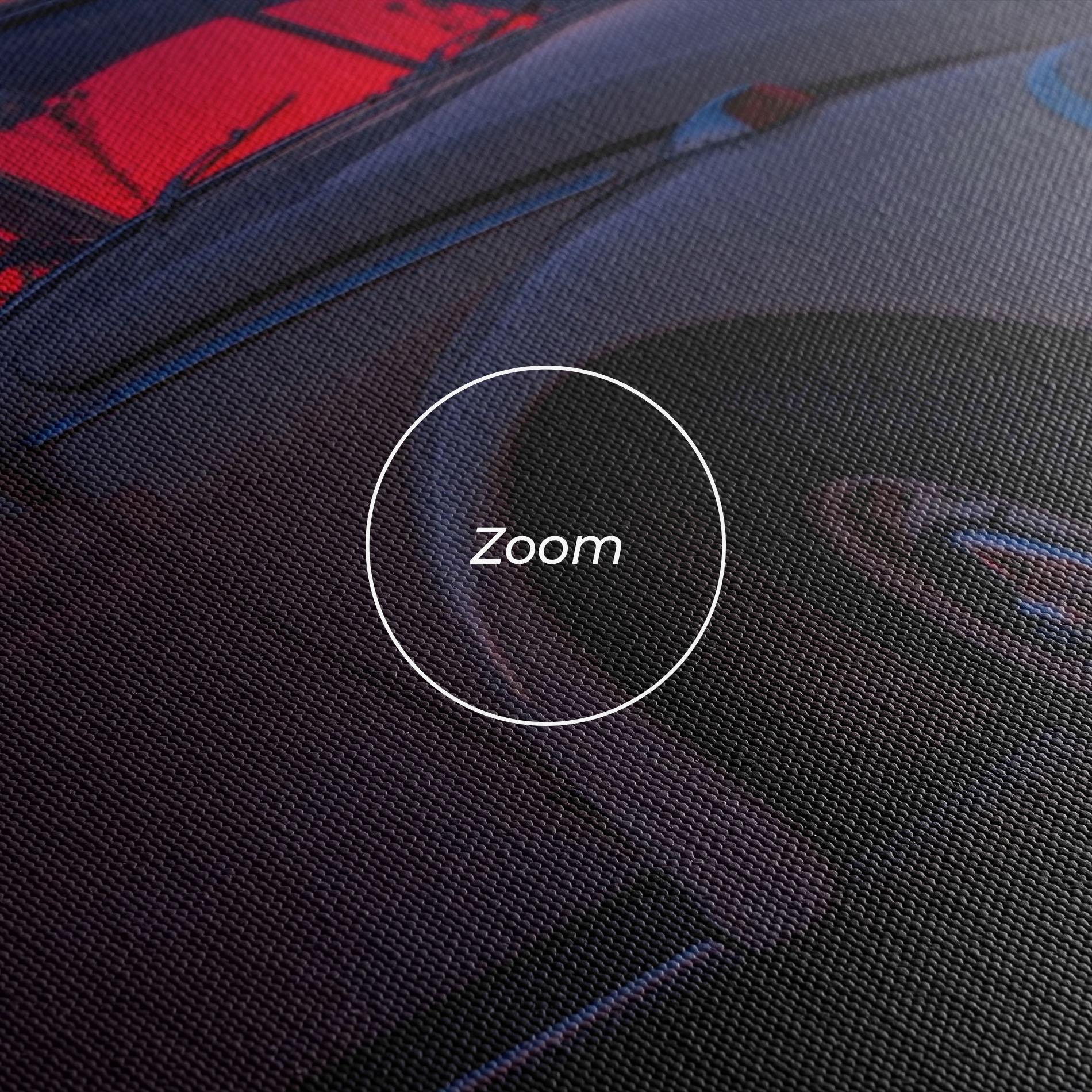 Leinwandbild Old Car Sunset mockup 3