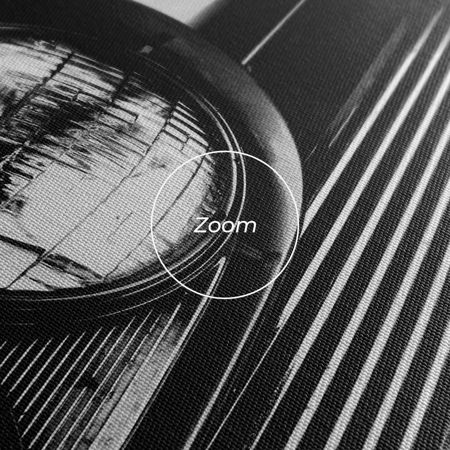 Leinwandbild Old Closeup Car mockup 3