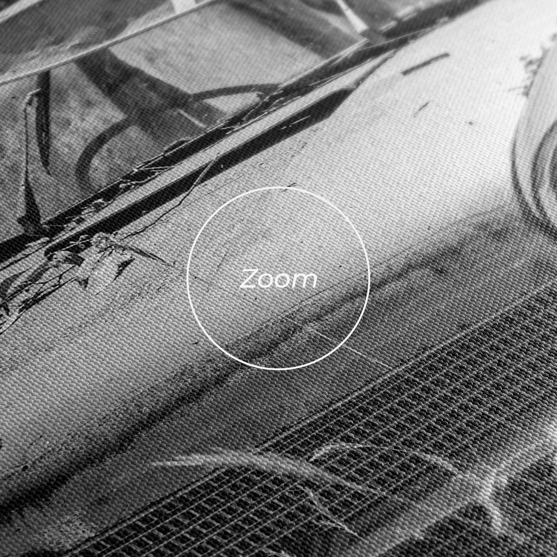 Leinwandbild Old Field Car mockup 3