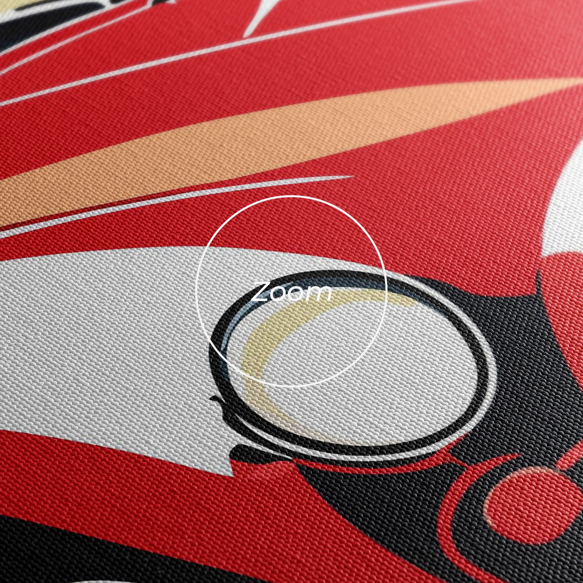 Red Vintage Car mockup 3