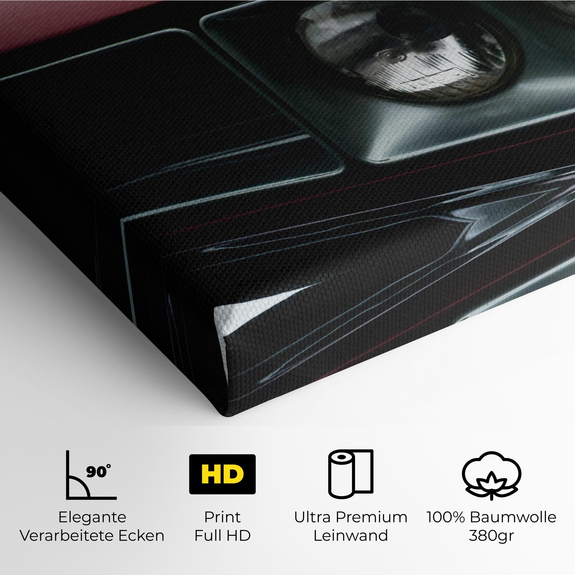 Dark Red Car mockup 4