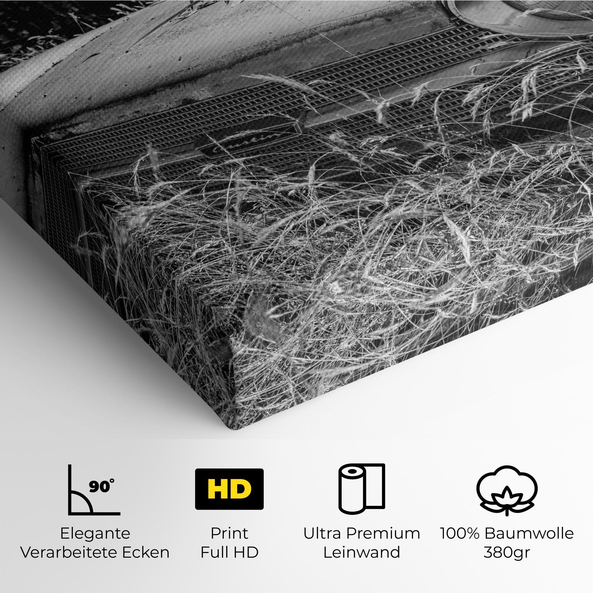 Leinwandbild Old Field Car mockup 4