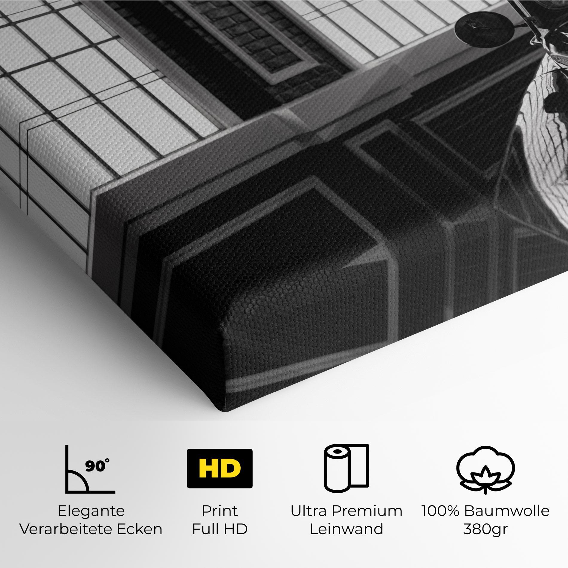 Leinwandbild Window Old Car mockup 4