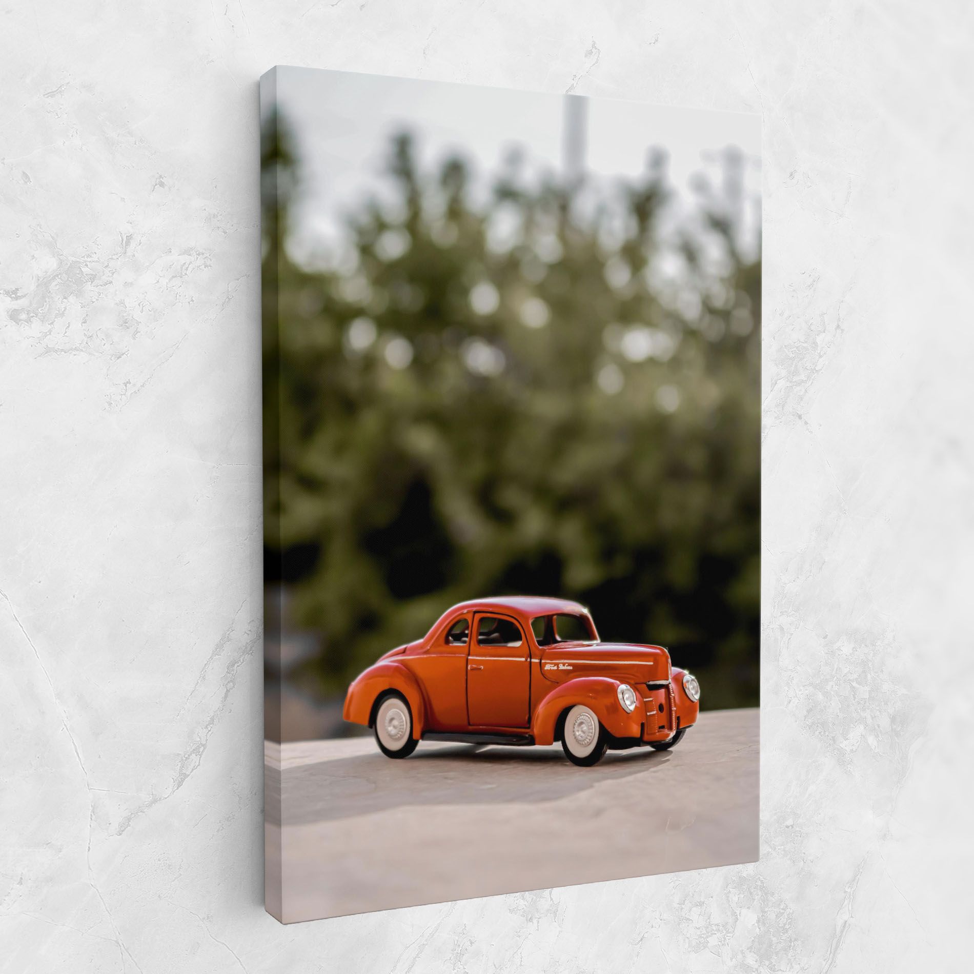 Vintage Orange Toy mockup 1