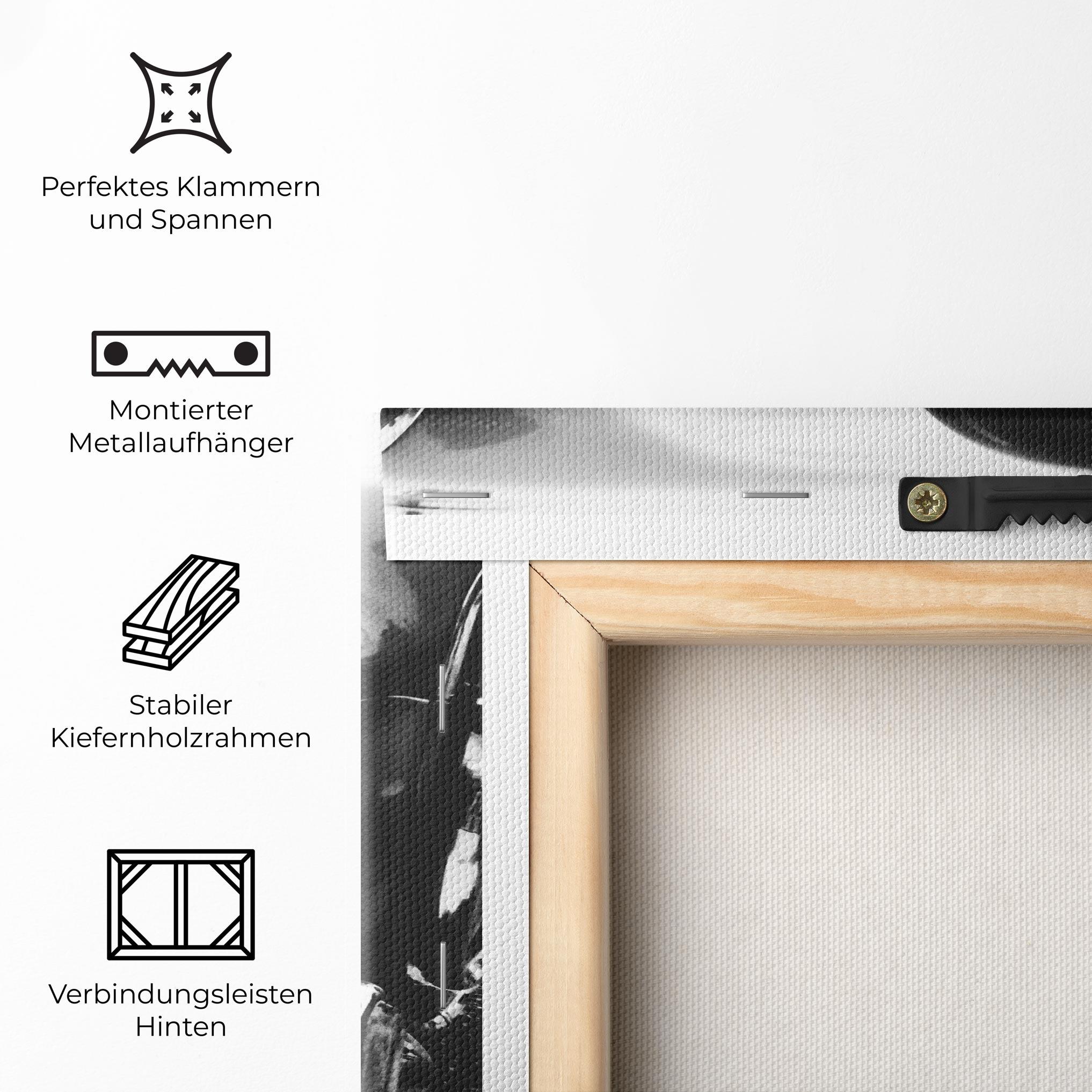 Leinwandbild Old Closeup Car mockup 5