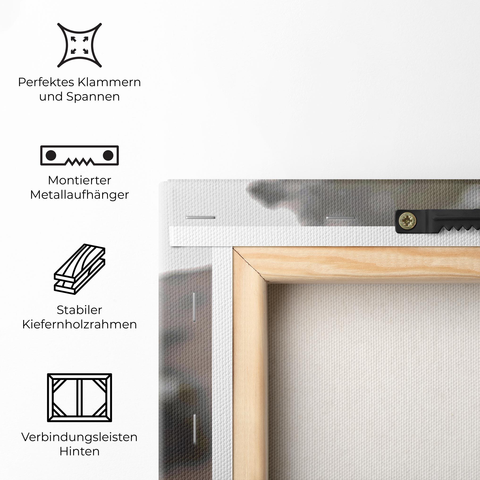 Leinwandbild Orange Toy Car mockup 5