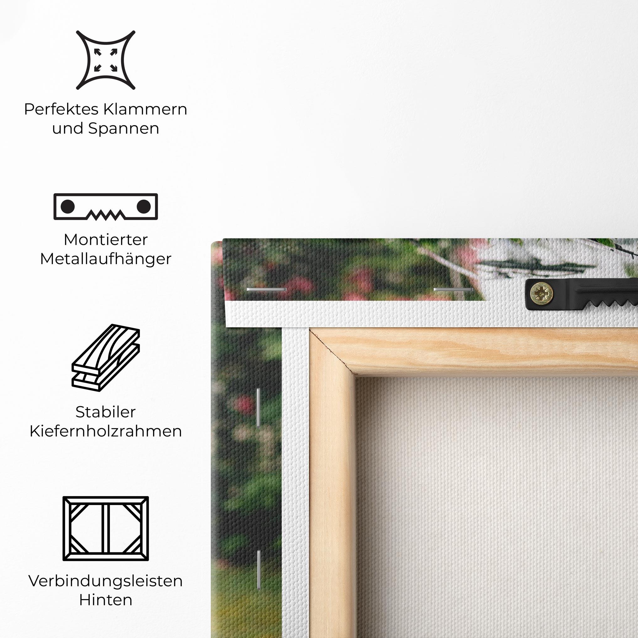 Leinwandbild Vintage Rose Van mockup 5