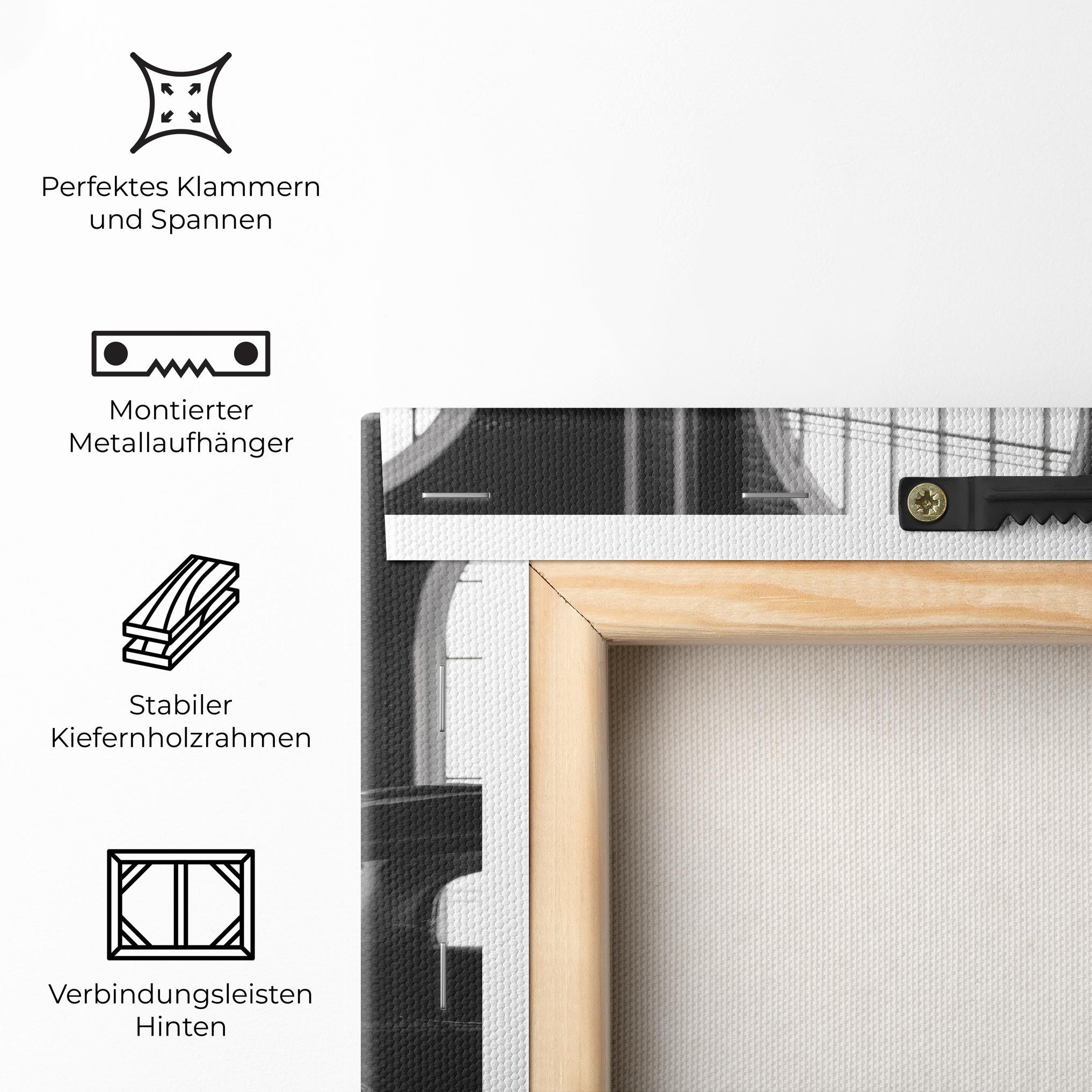 Leinwandbild Window Old Car mockup 5