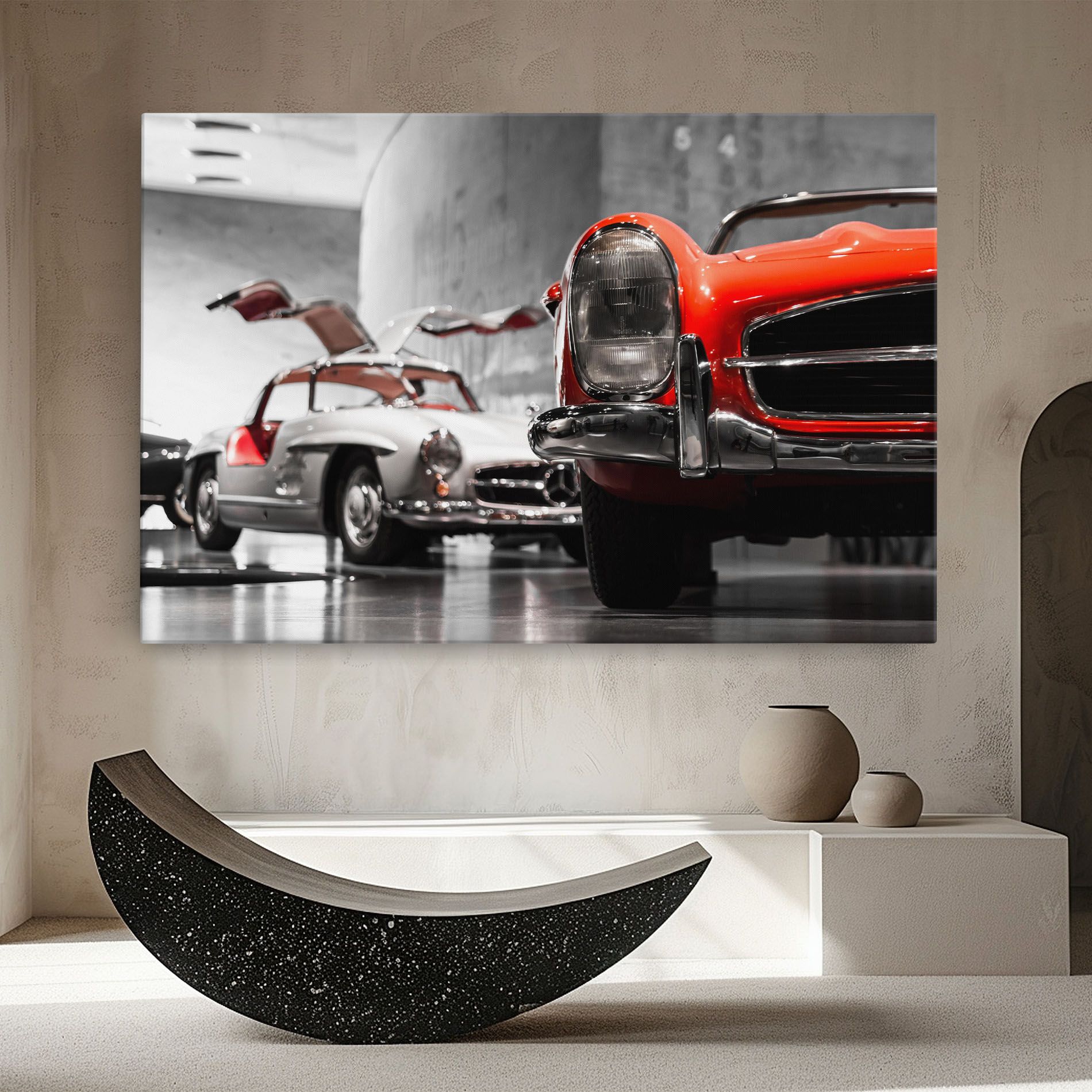 Vintage Red White mockup 8