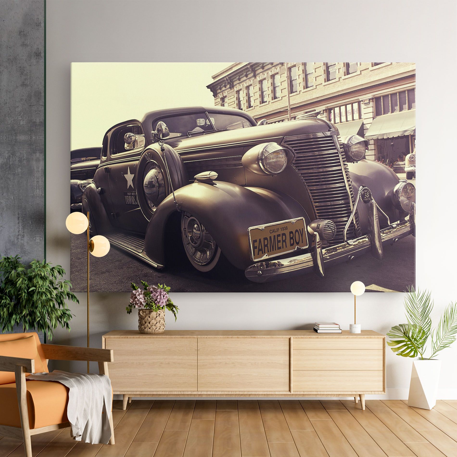 Old Classic Car mockup 9
