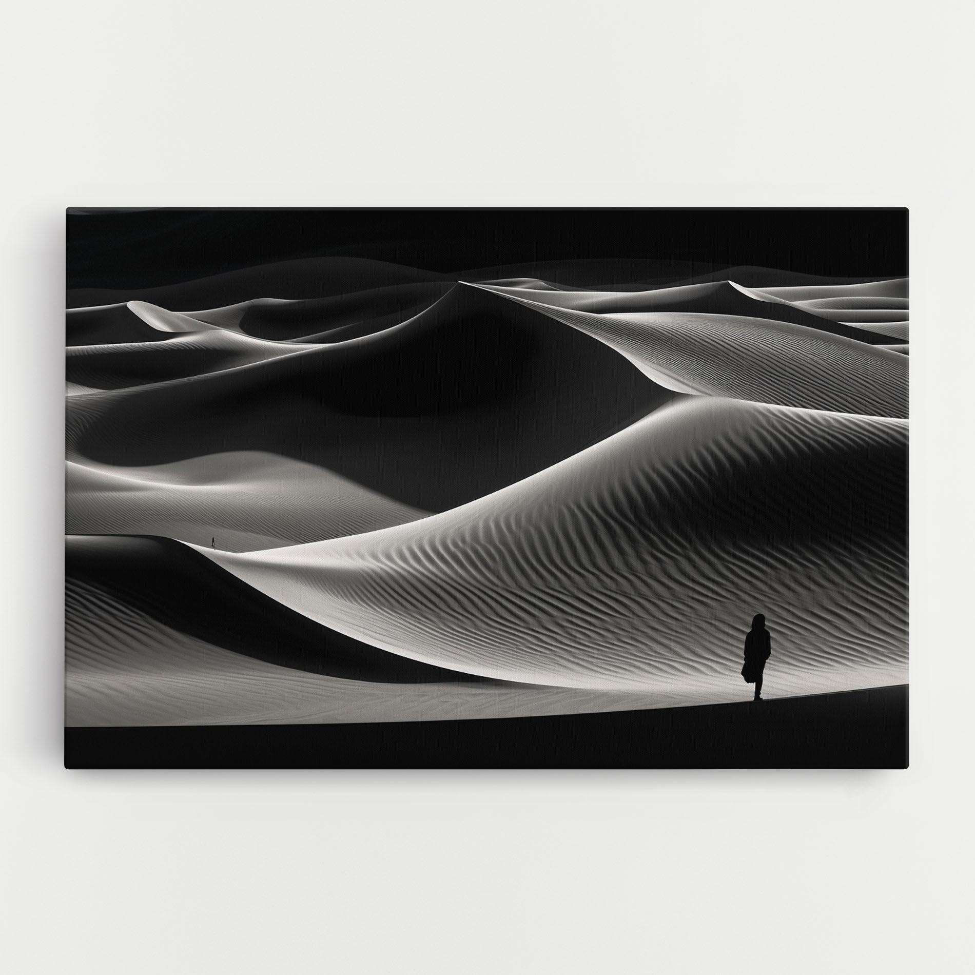 Leinwandbild Dune Silhouette mockup 0