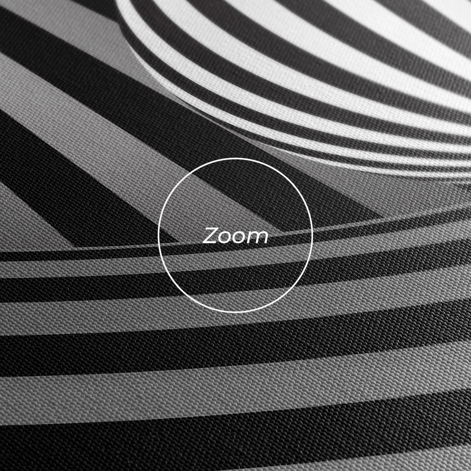 Leinwandbild 3d Zebra Ball mockup 3