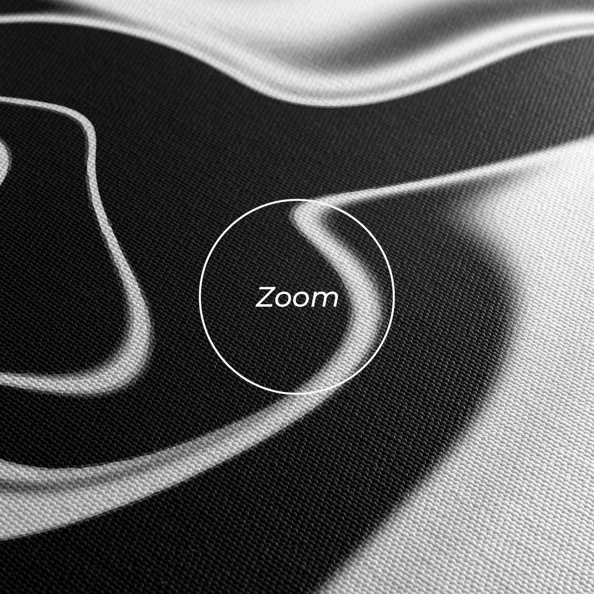 Leinwandbild Black Metalic Art mockup 3