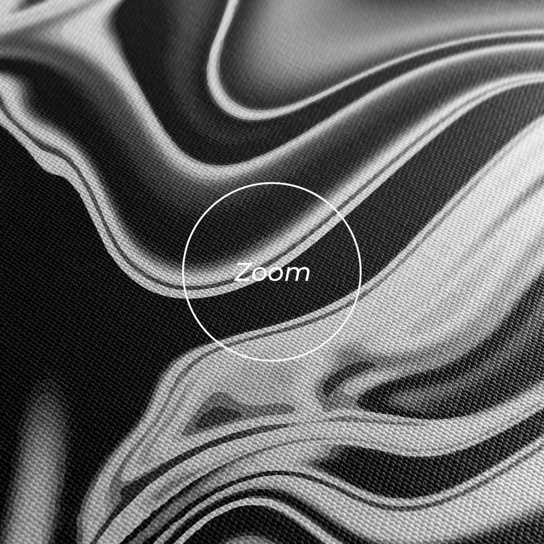 Leinwandbild Silver Black Art mockup 3