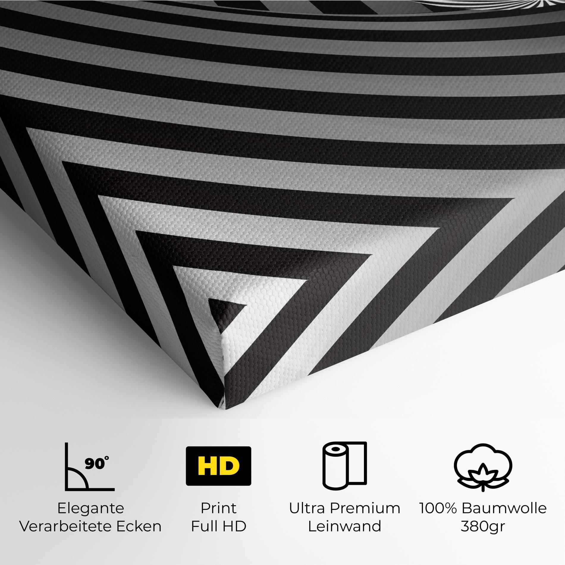Leinwandbild 3d Zebra Ball mockup 4