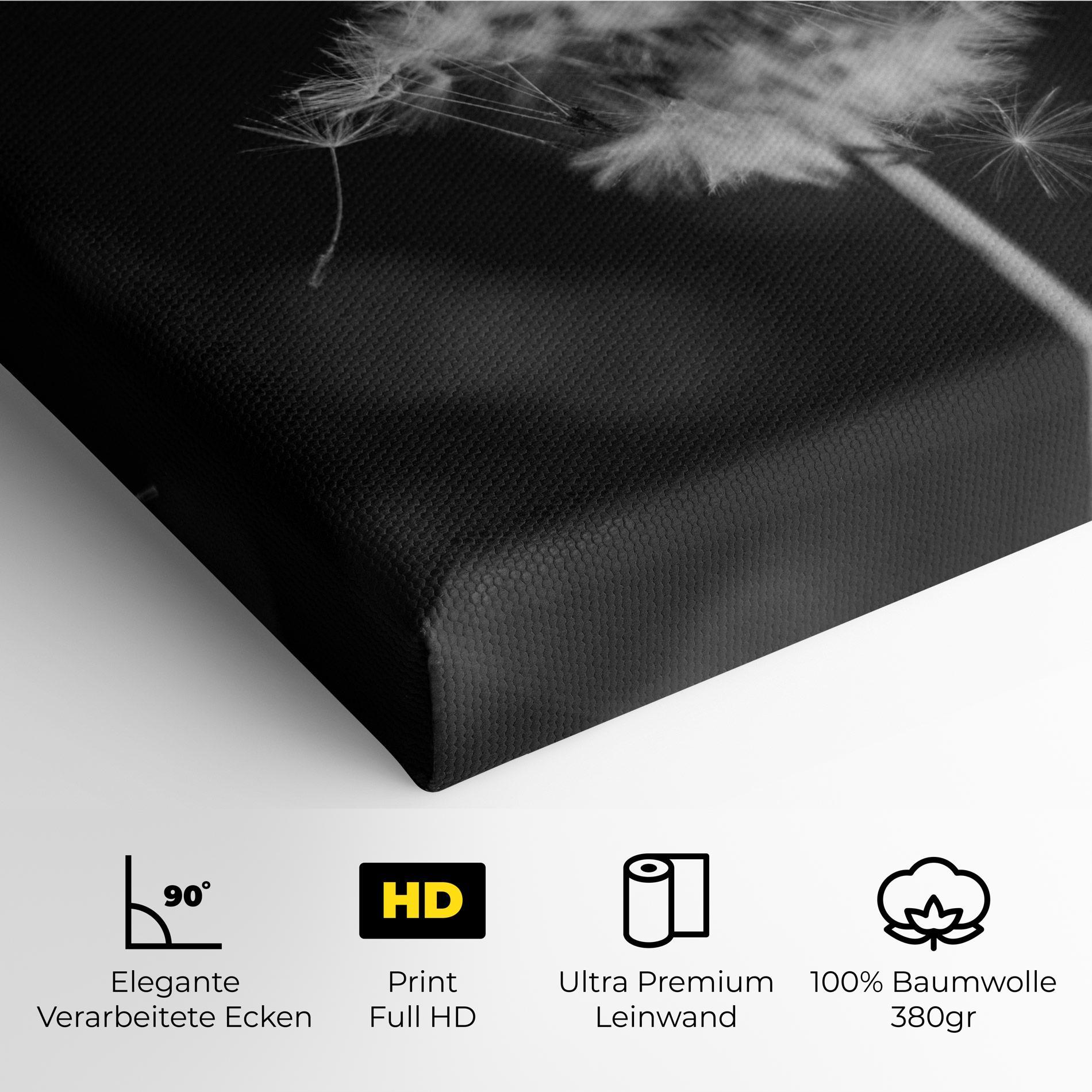 Leinwandbild Grey Dandelion mockup 4