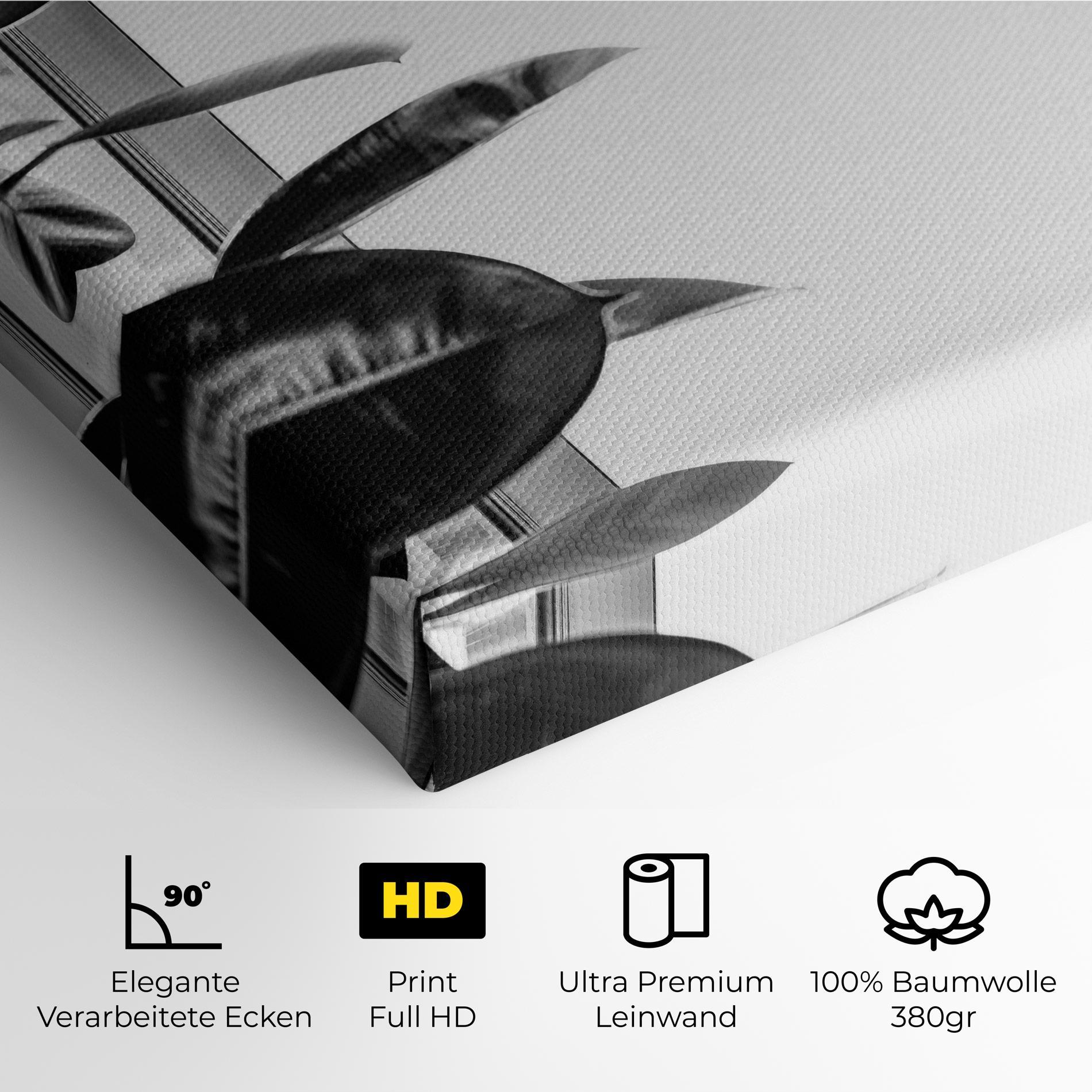 Leinwandbild Grey Plant mockup 4