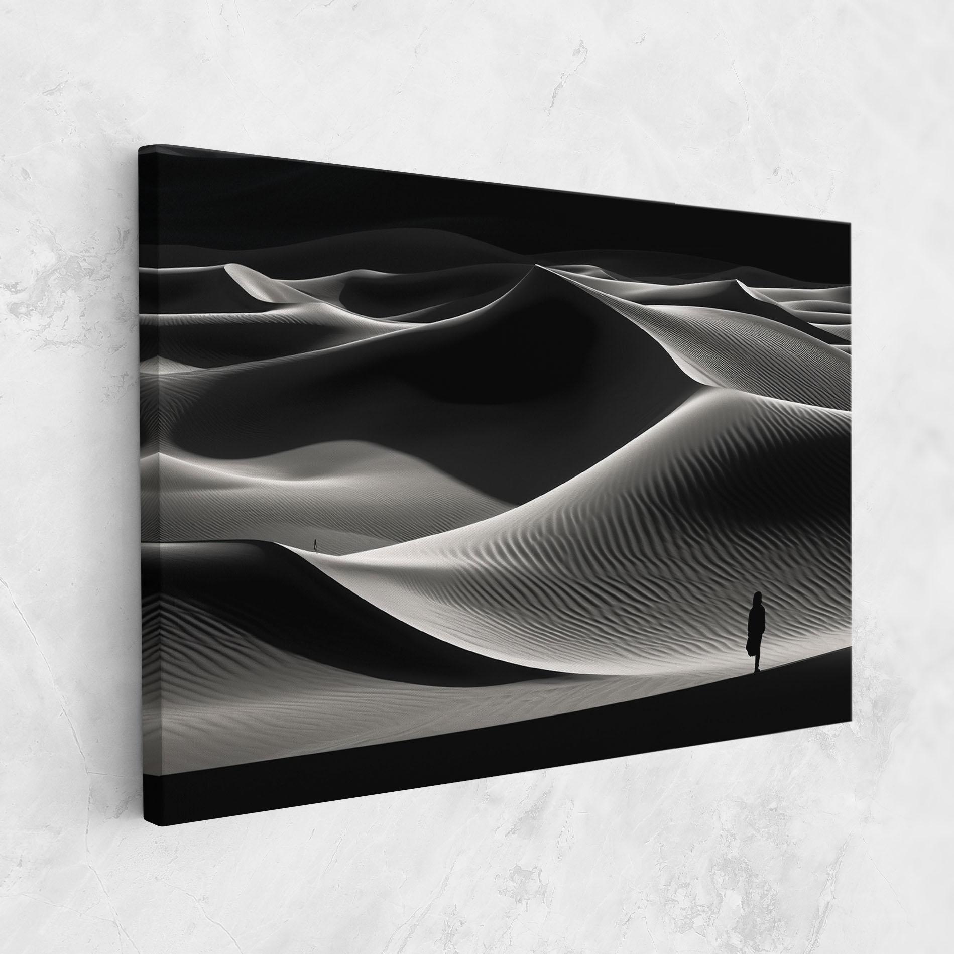 Leinwandbild Dune Silhouette mockup 1