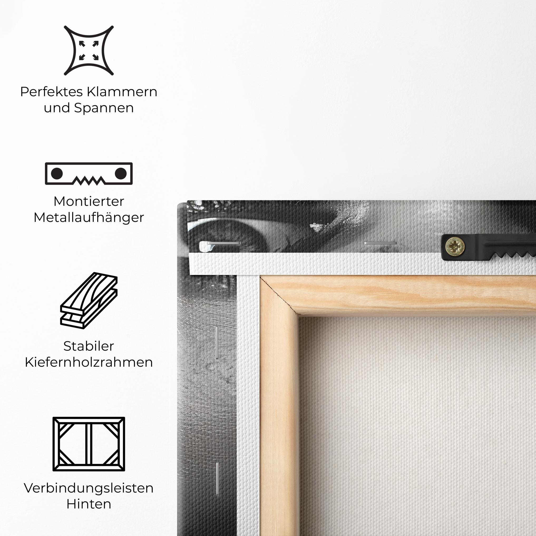 Leinwandbild Closeup Portrait mockup 5