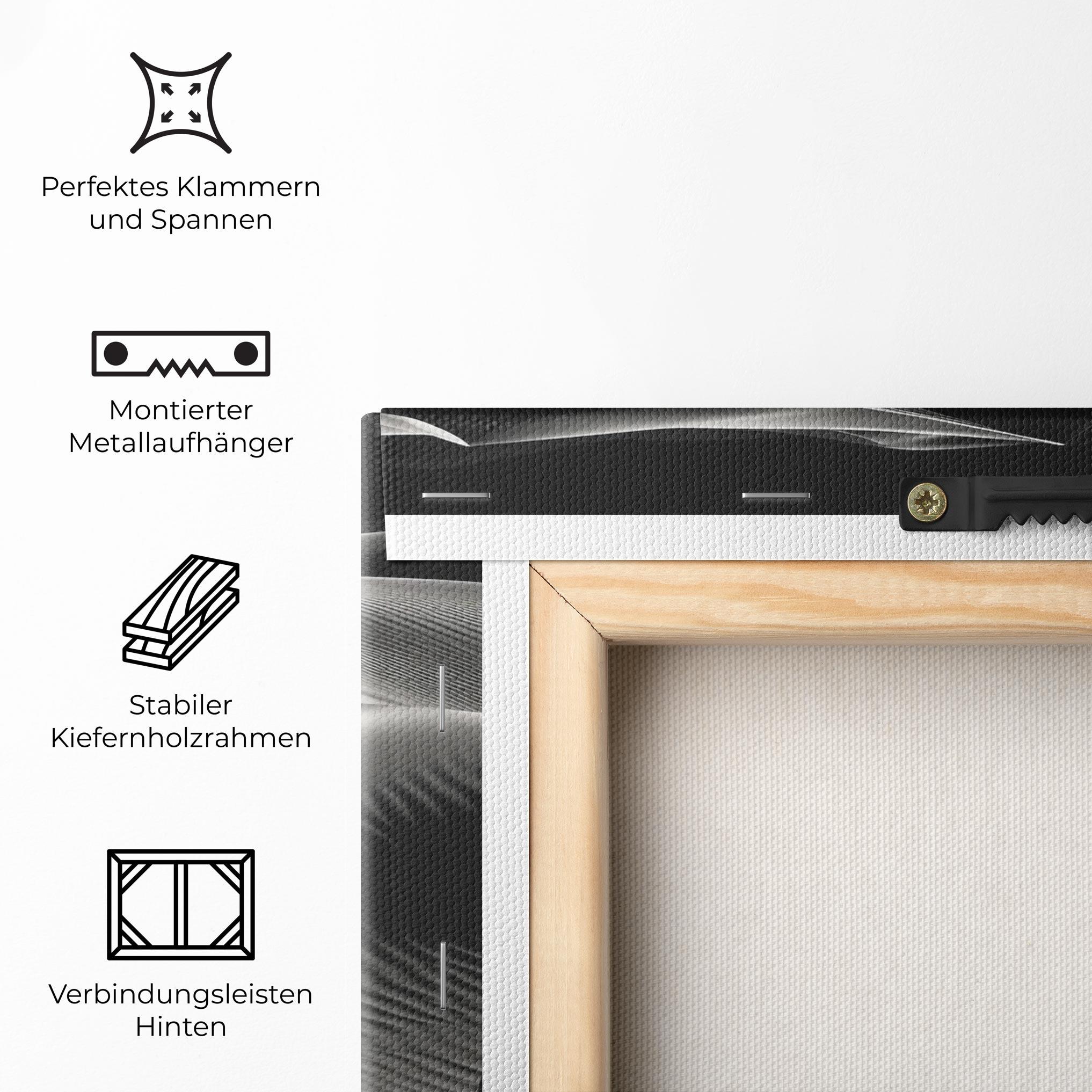 Leinwandbild Dune Silhouette mockup 5