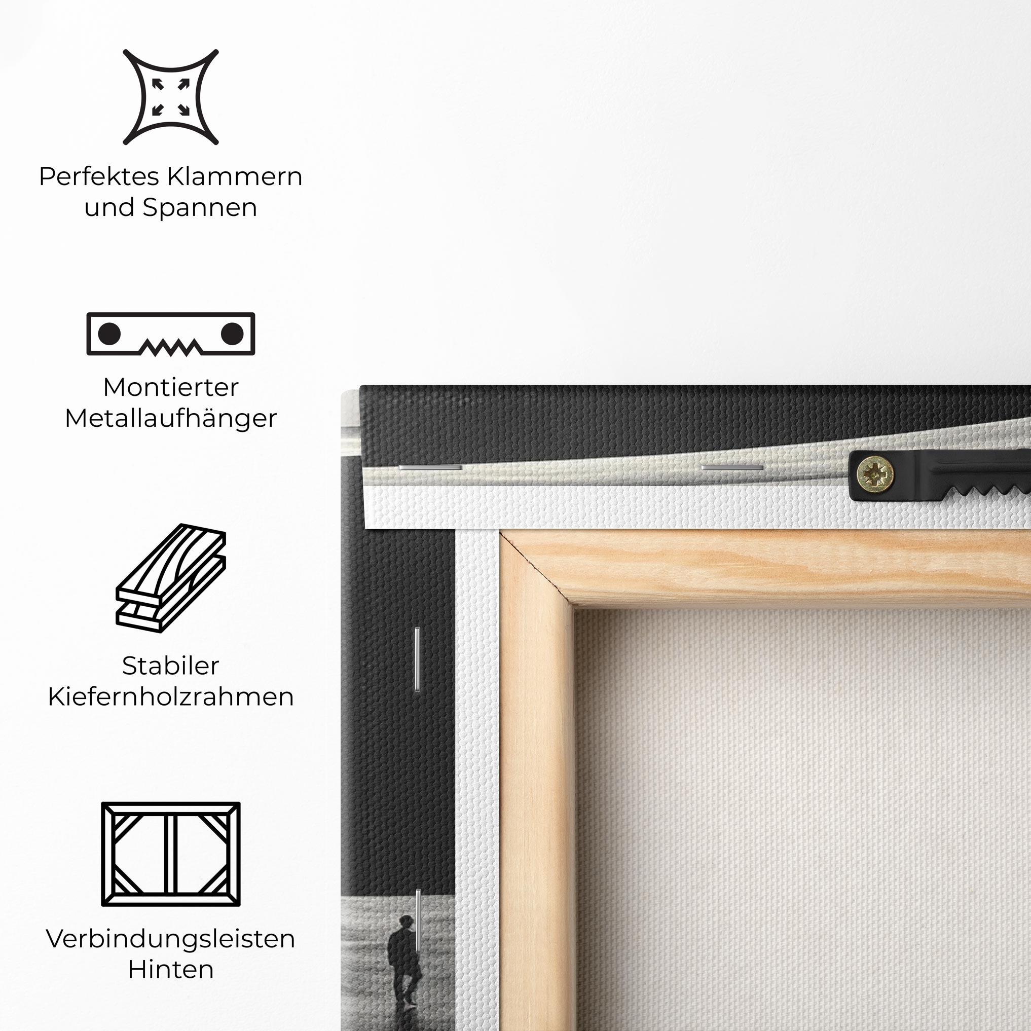 Leinwandbild Man Walking mockup 5