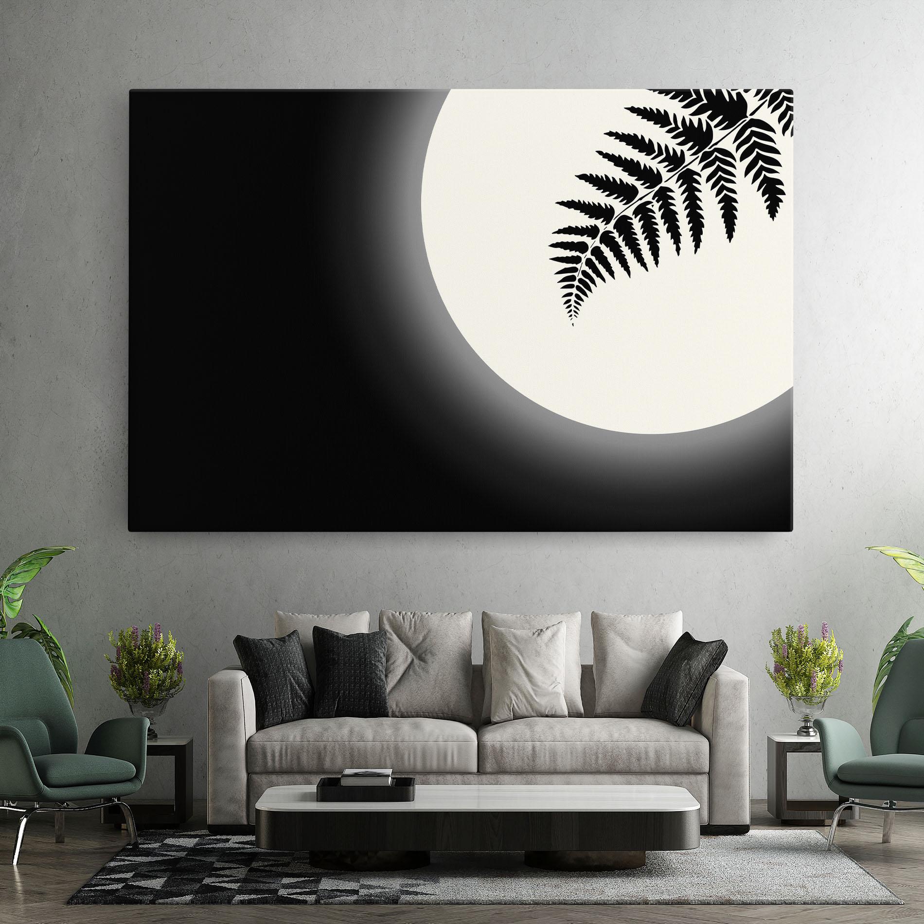 Leinwandbild Full Moon Leaf mockup 7