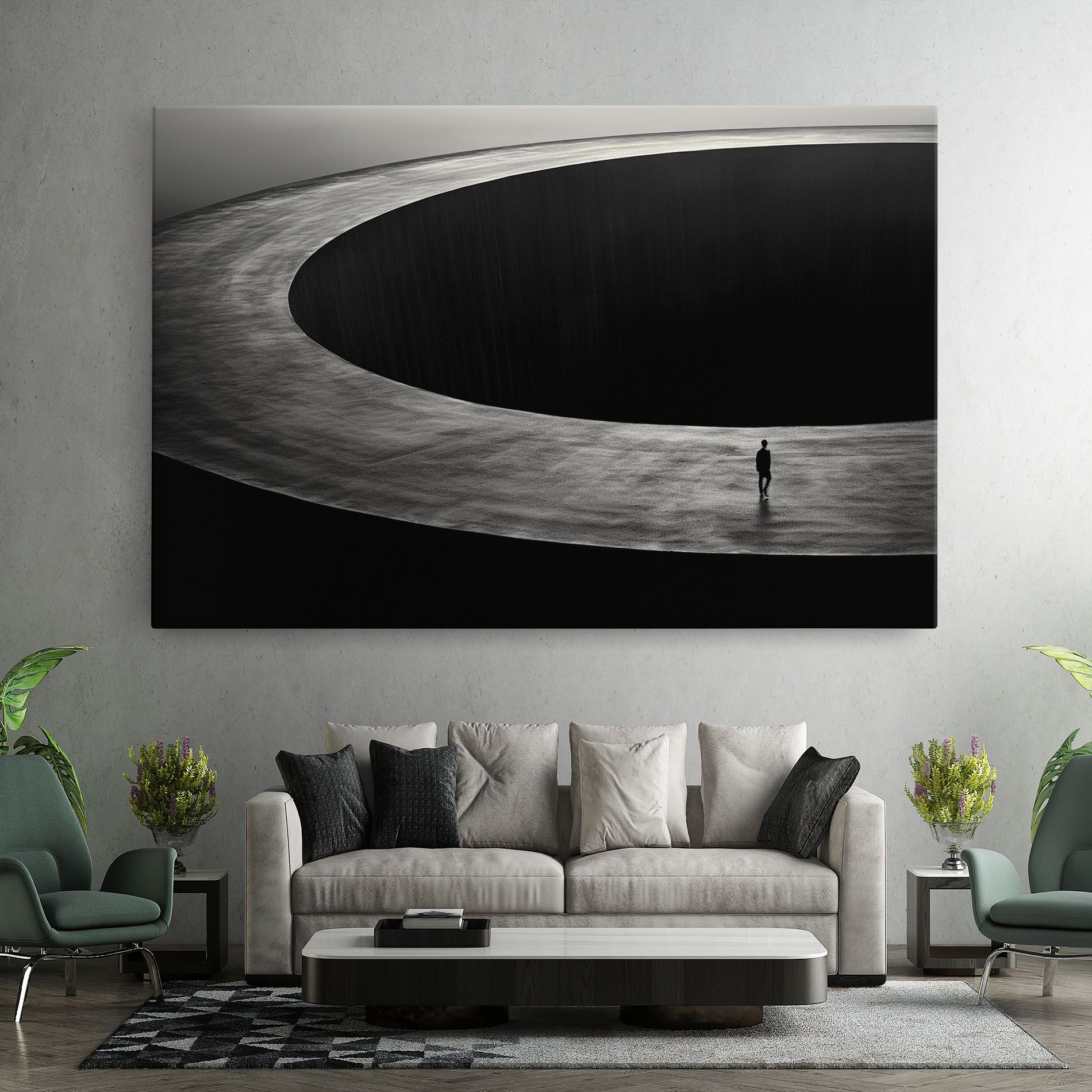 Man Walking mockup 7