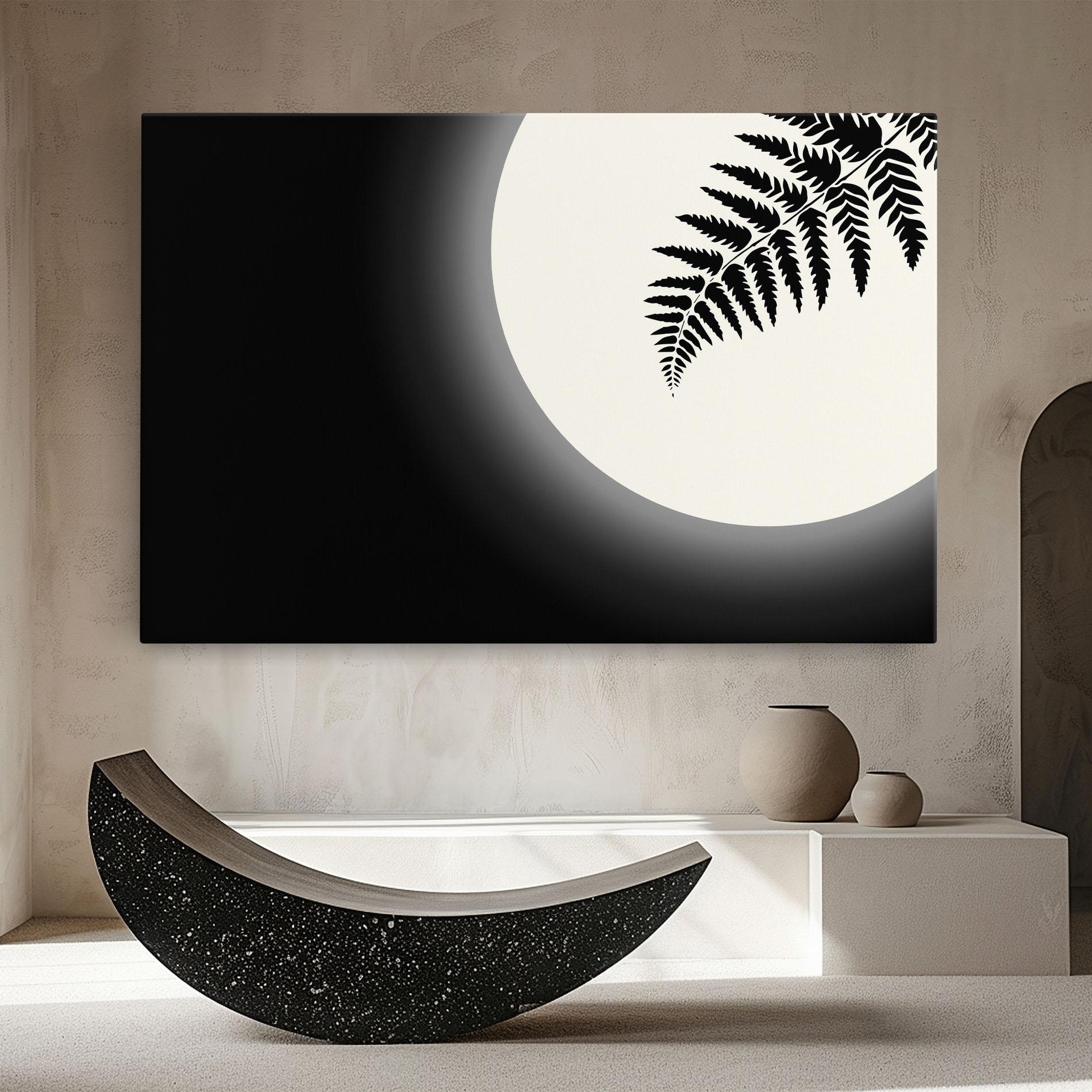 Leinwandbild Full Moon Leaf mockup 8