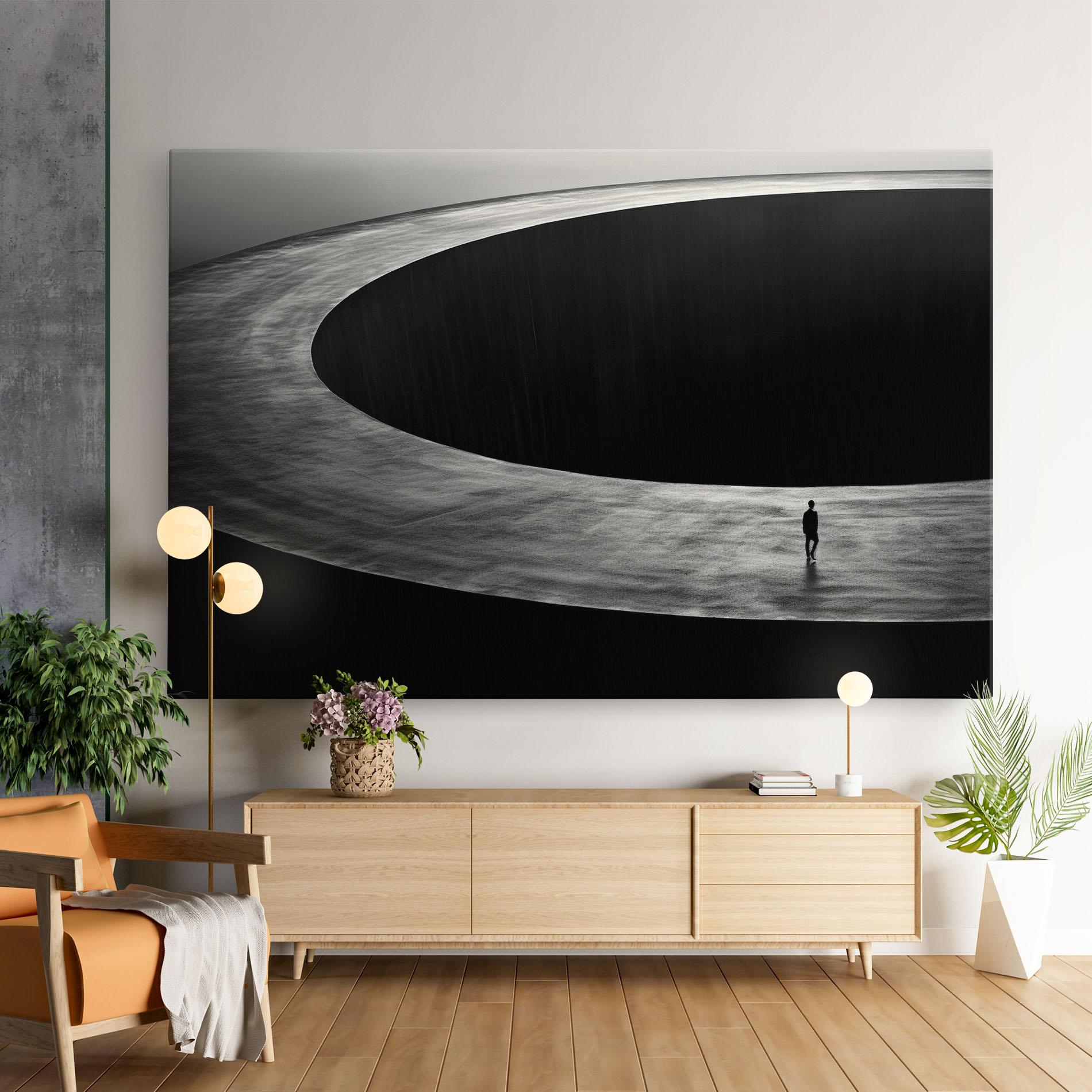 Leinwandbild Man Walking mockup 9