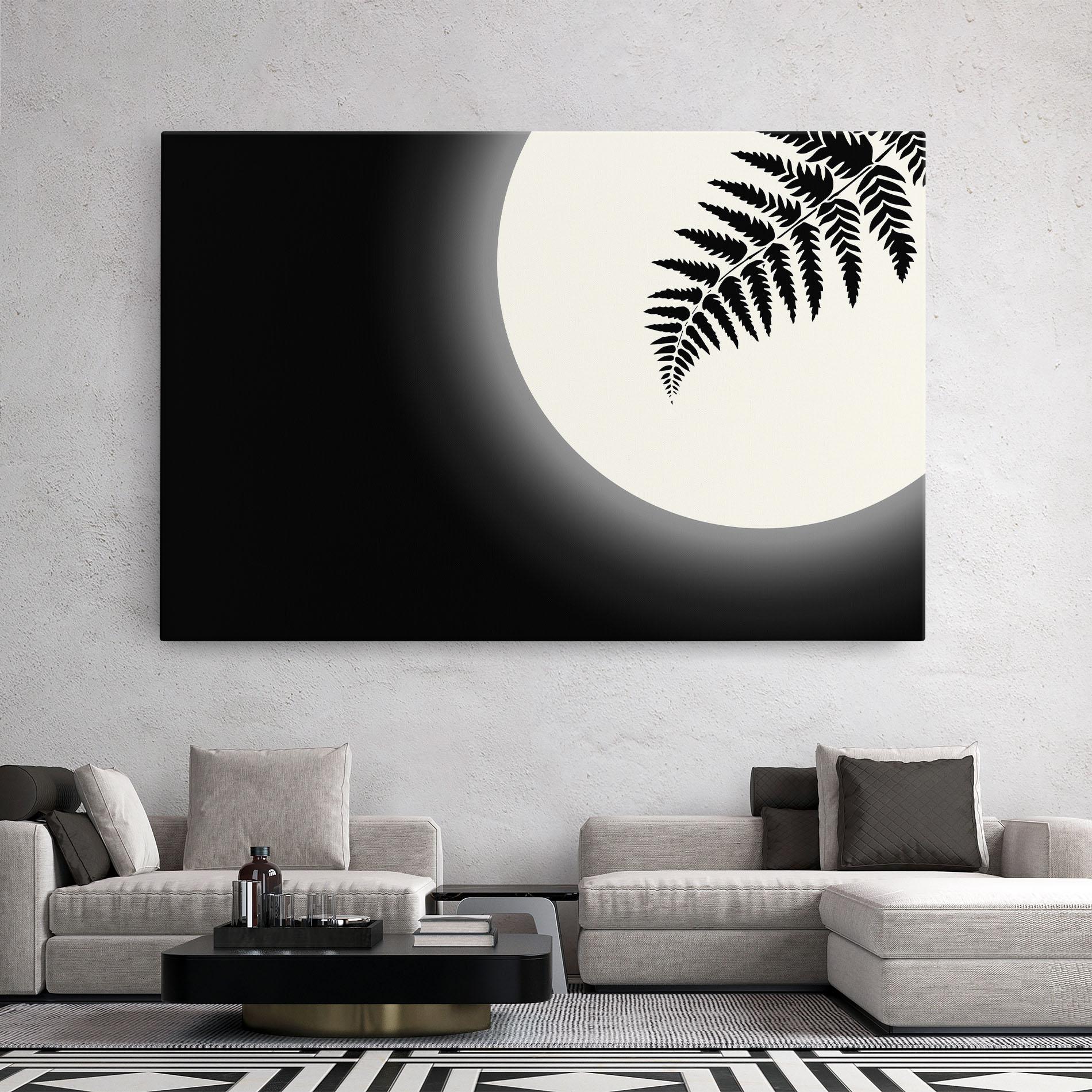 Leinwandbild Full Moon Leaf mockup 2