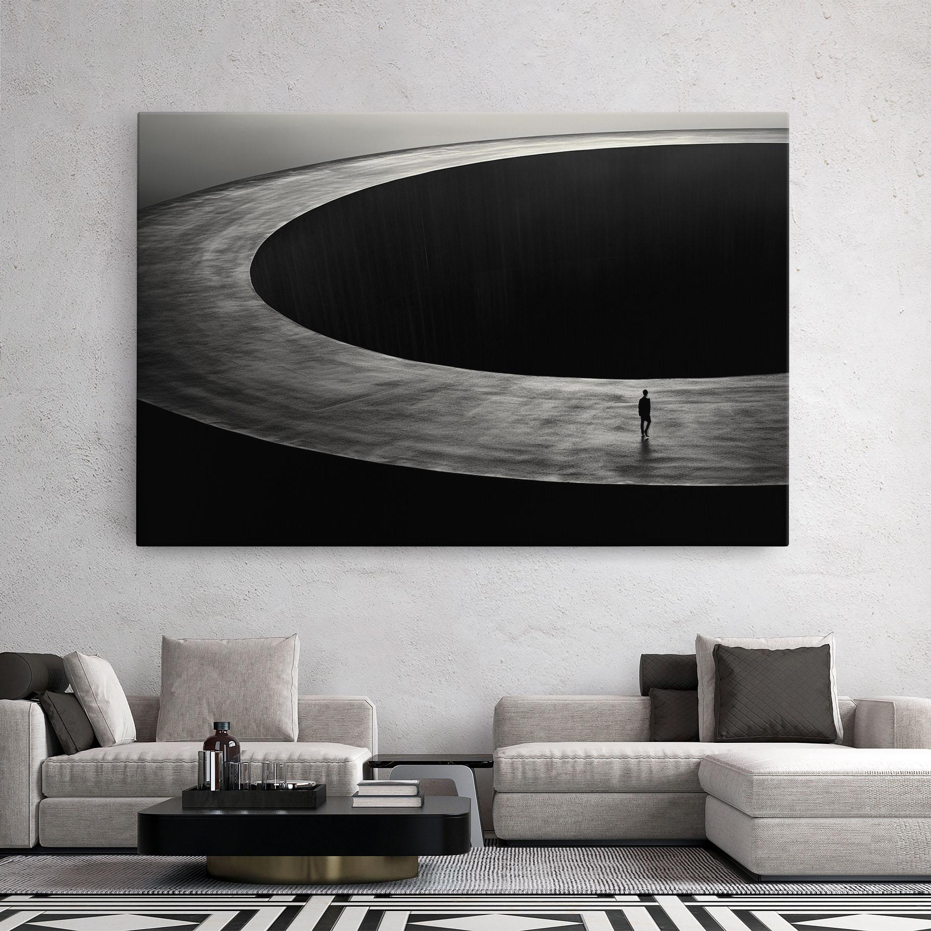 Leinwandbild Man Walking mockup 2