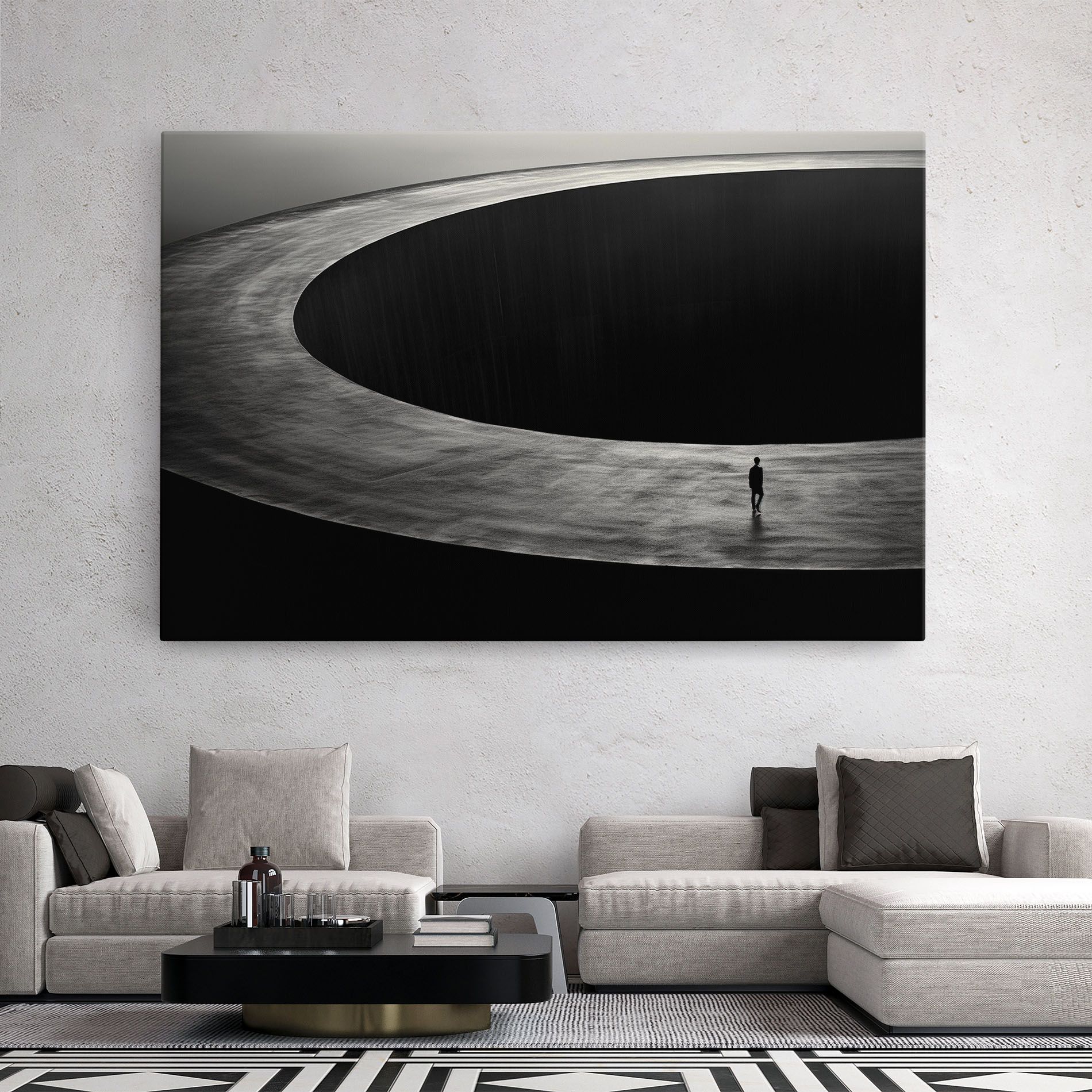 Man Walking mockup 2