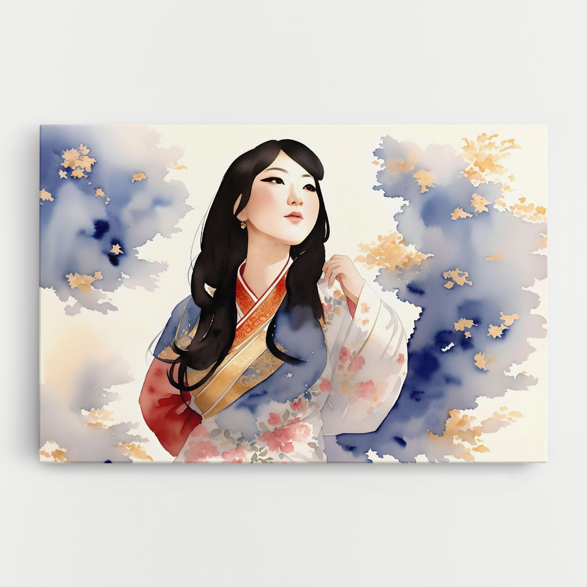 Asian Woman Dancing mockup 0