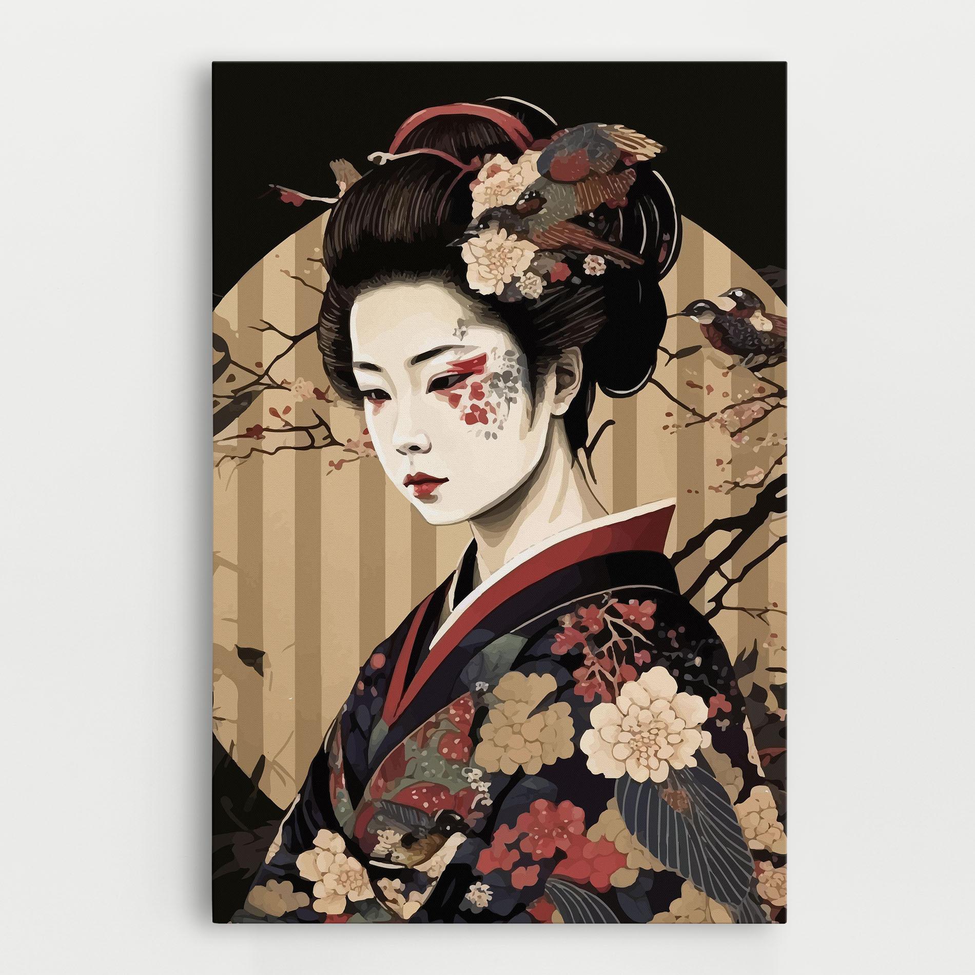 Leinwandbild Asiatic Lady mockup 0