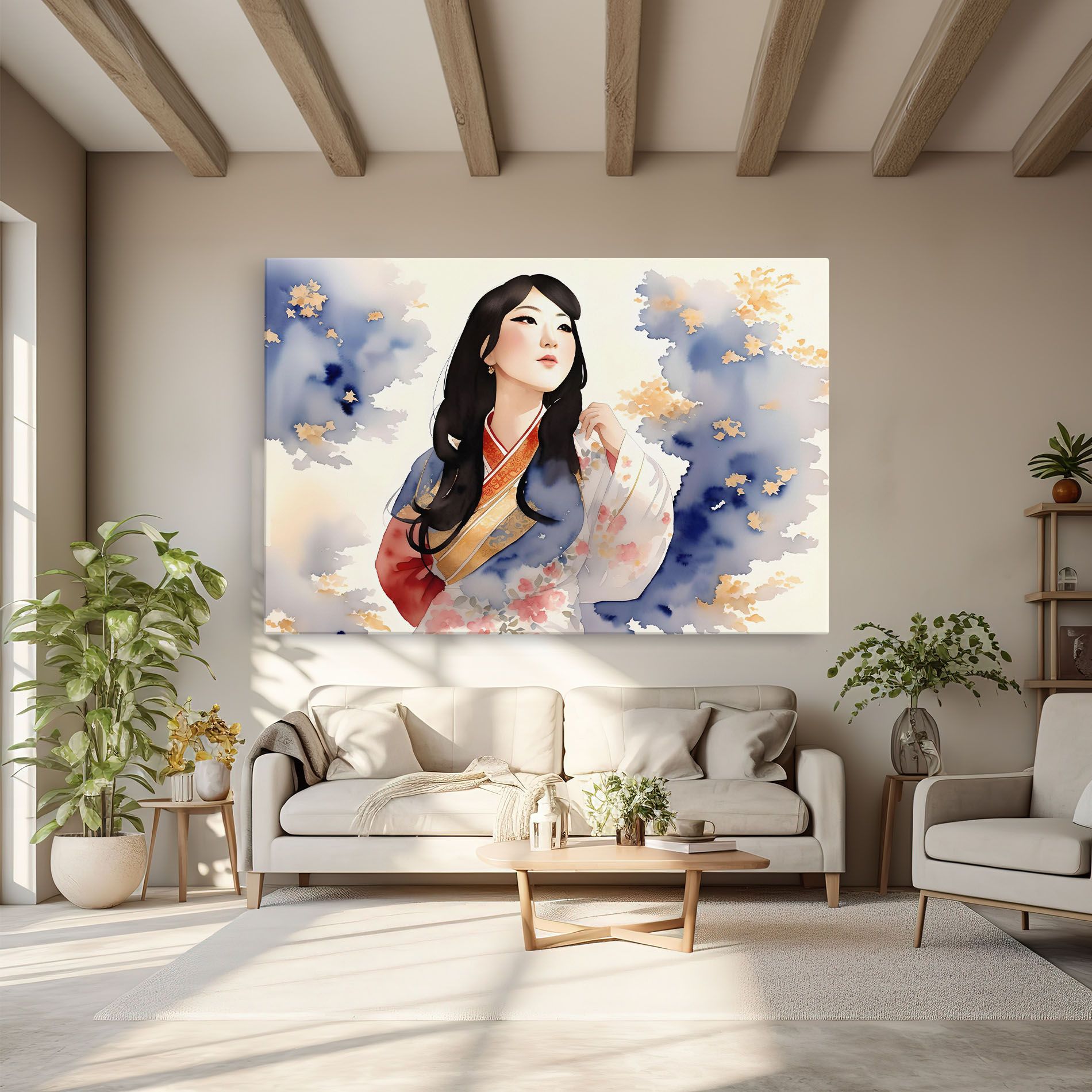 Asian Woman Dancing mockup 6
