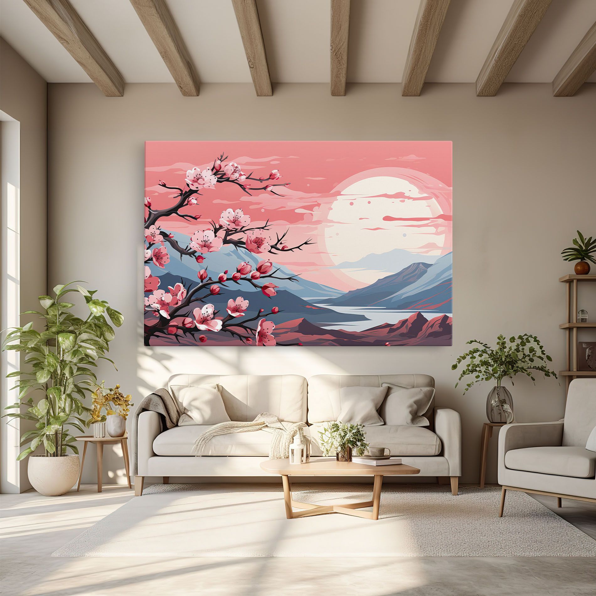 Chinese Cherry Blossoms mockup 6