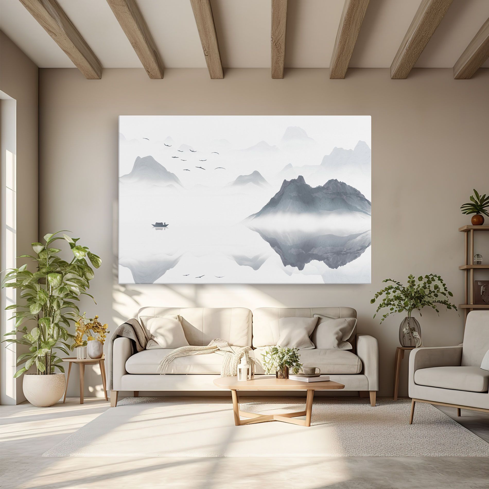 Chinese Style Mountains mockup 6