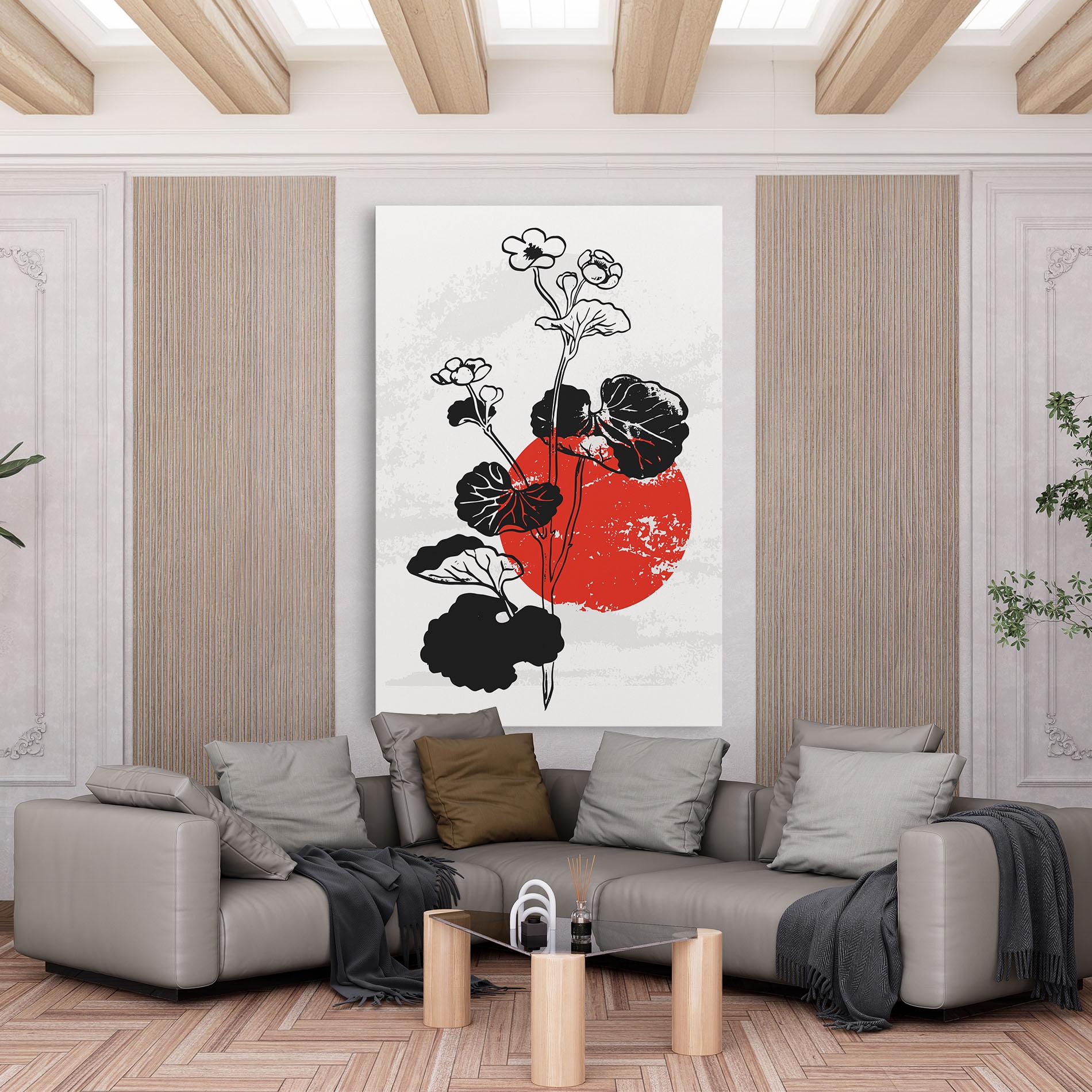 Leinwandbild Japan Plant Art mockup 6