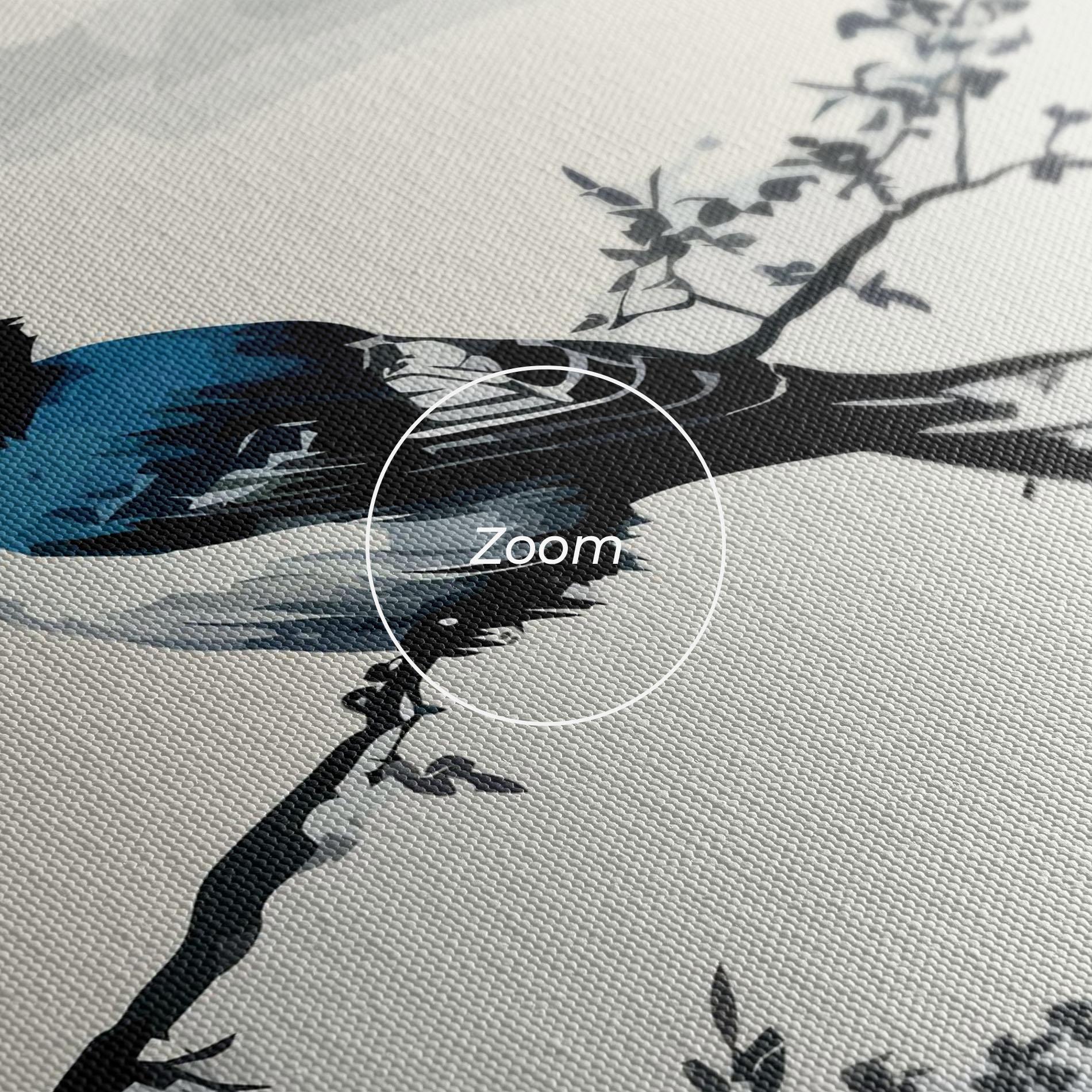 Leinwandbild Asiatic Blue Bird mockup 3