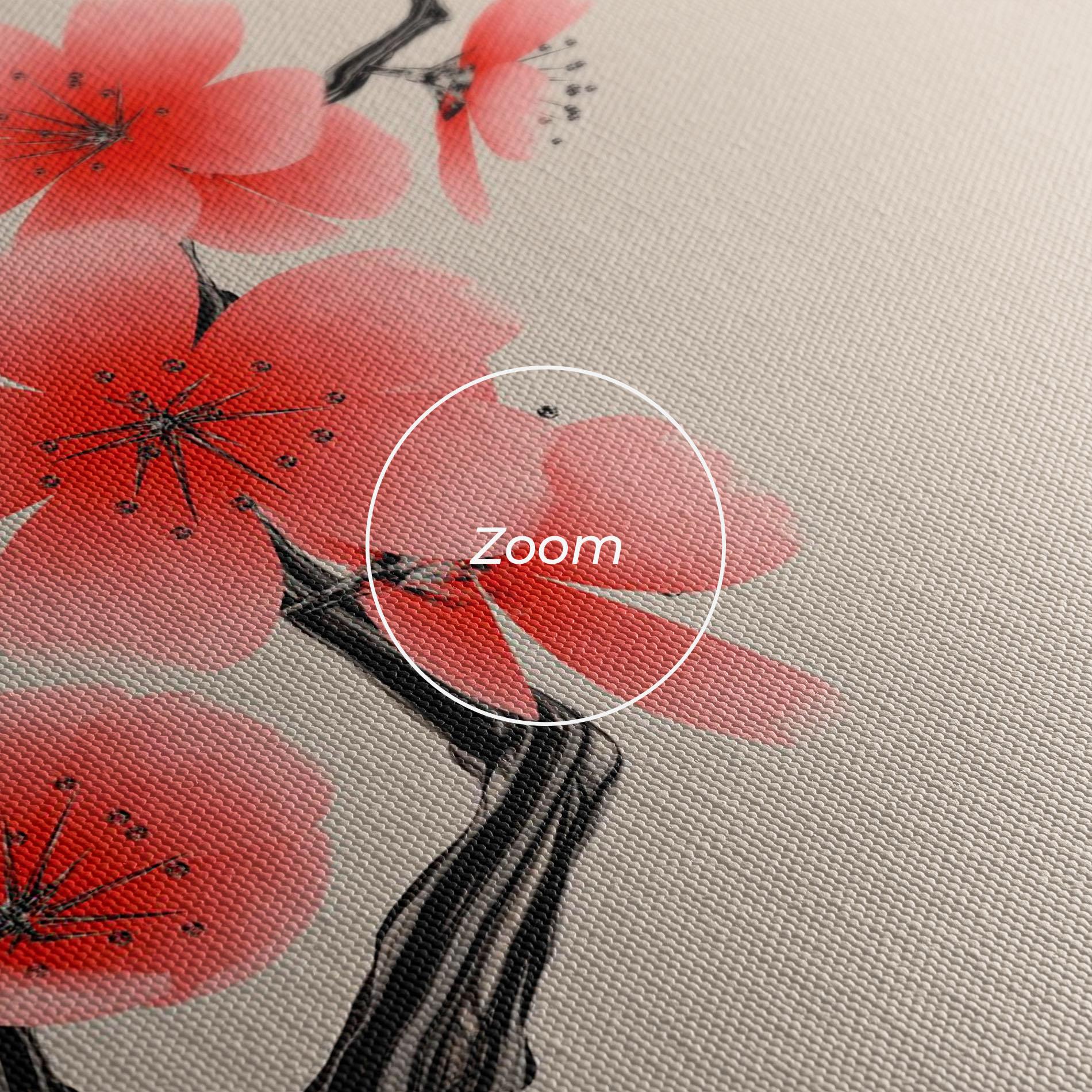 Leinwandbild Chinese Plum Blossom mockup 3