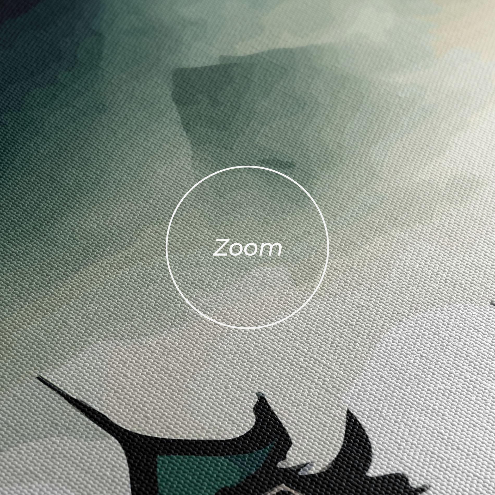 Leinwandbild Green Mountain Moon mockup 3