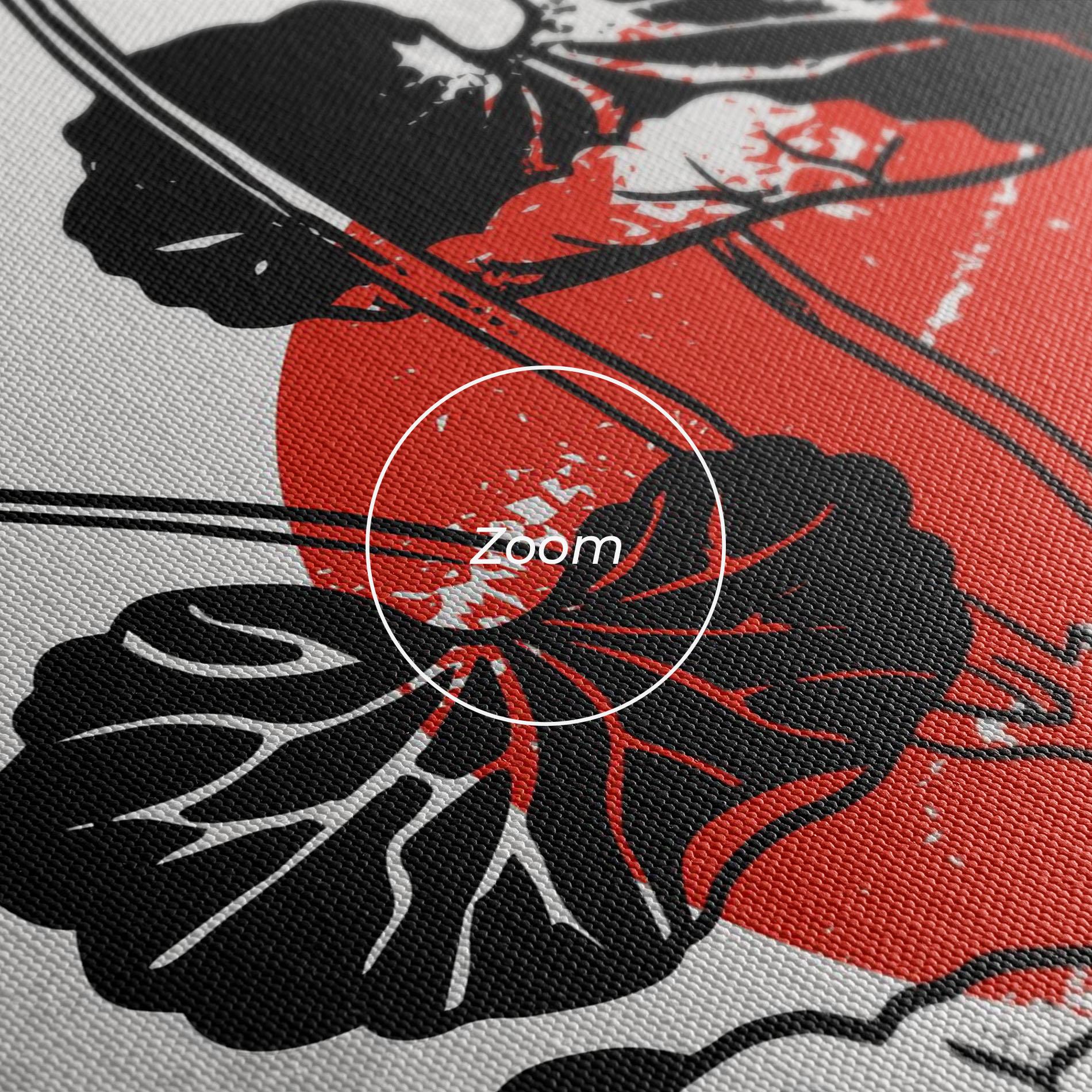 Leinwandbild Japan Plant Art mockup 3