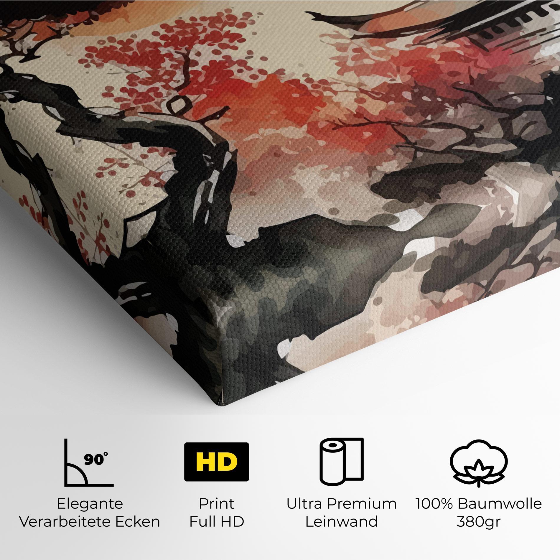 Leinwandbild Asiatic Beautiful View mockup 4